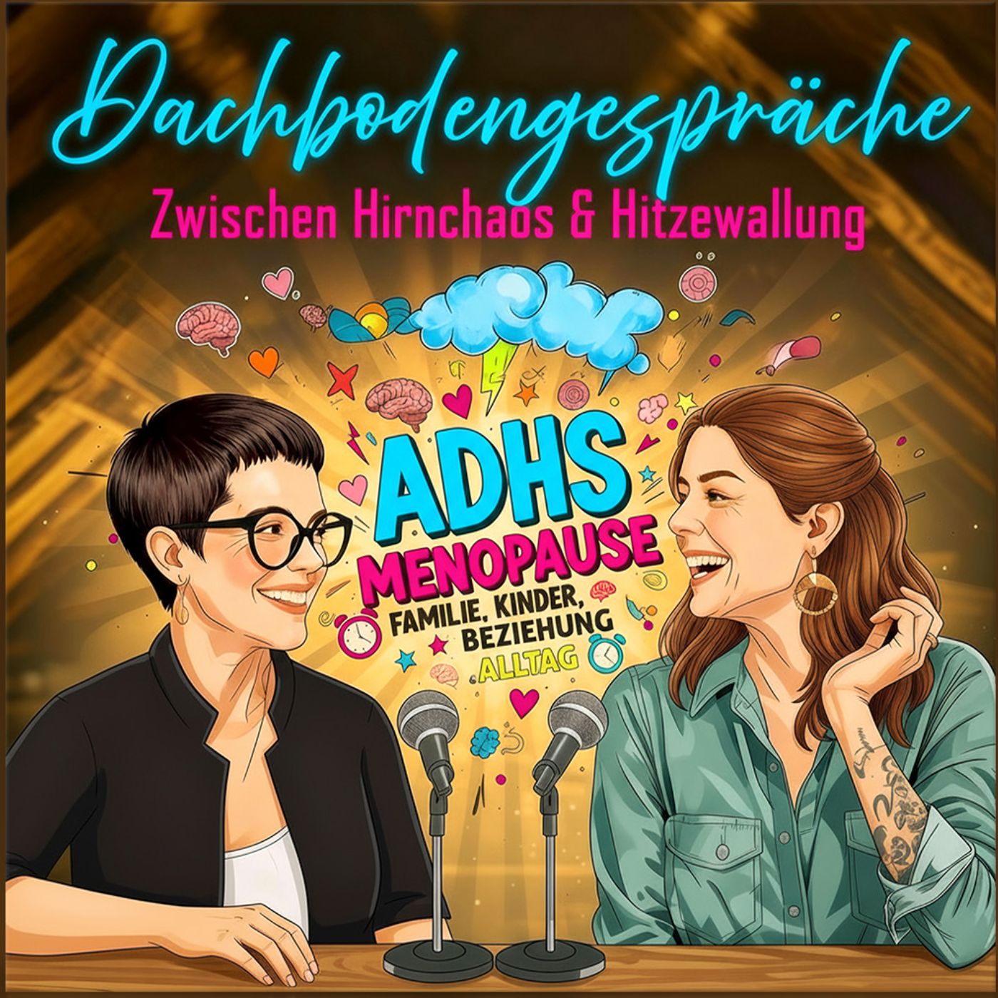 Dachbodengespräche - Zwischen Hirnchaos & Hitzewallung