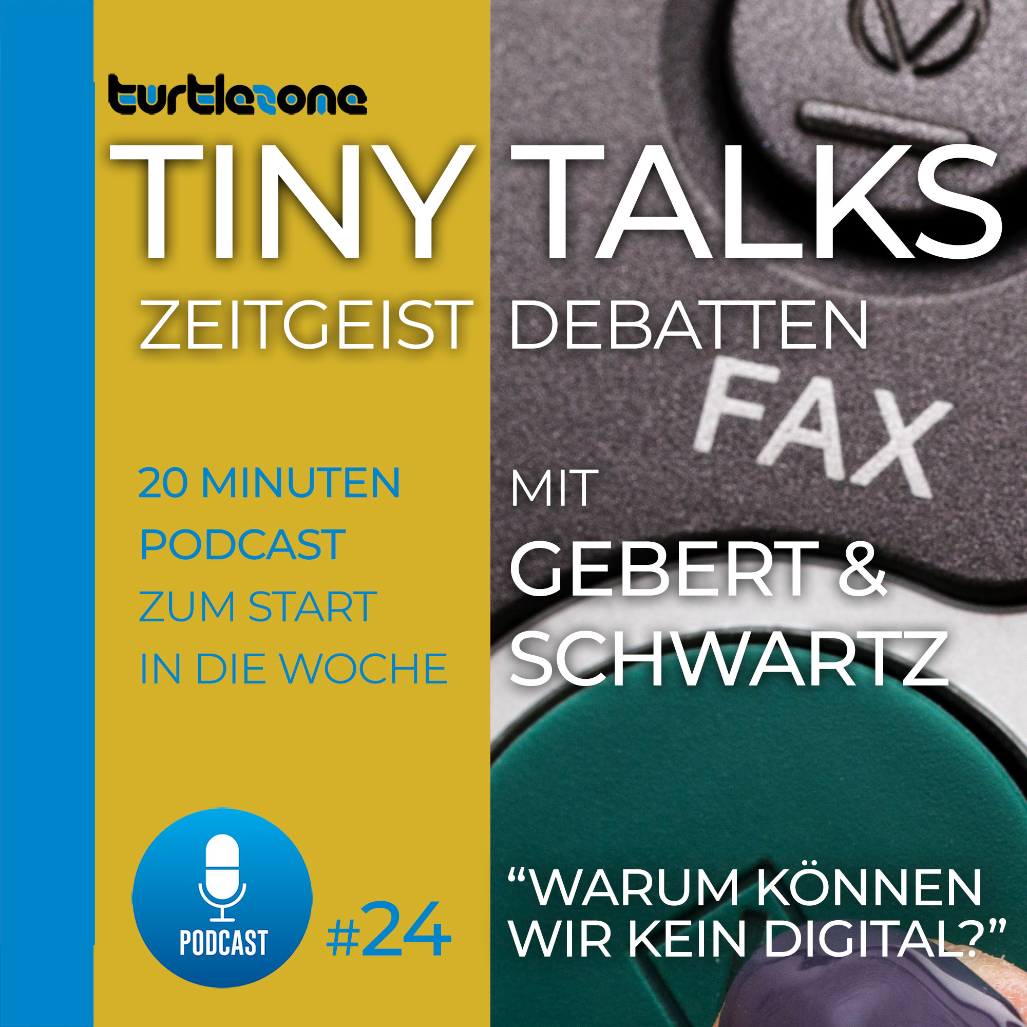 Turtlezone Tiny Talks - Der Debatten-Podcast mit Gebert und Schwartz