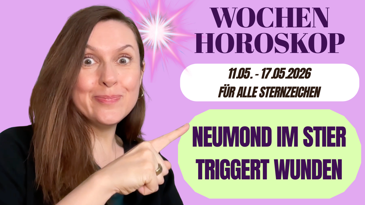 Wochenhoroskop für alle 12 Zeichen: Stier Neumond & Mars-Chiron-Konjunktion - 11.05.-17.05.2026 episode artwork