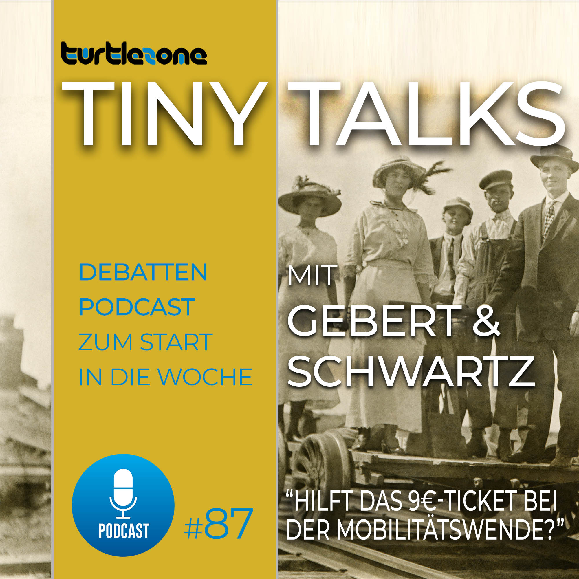 Turtlezone Tiny Talks - Der Debatten-Podcast mit Gebert und Schwartz
