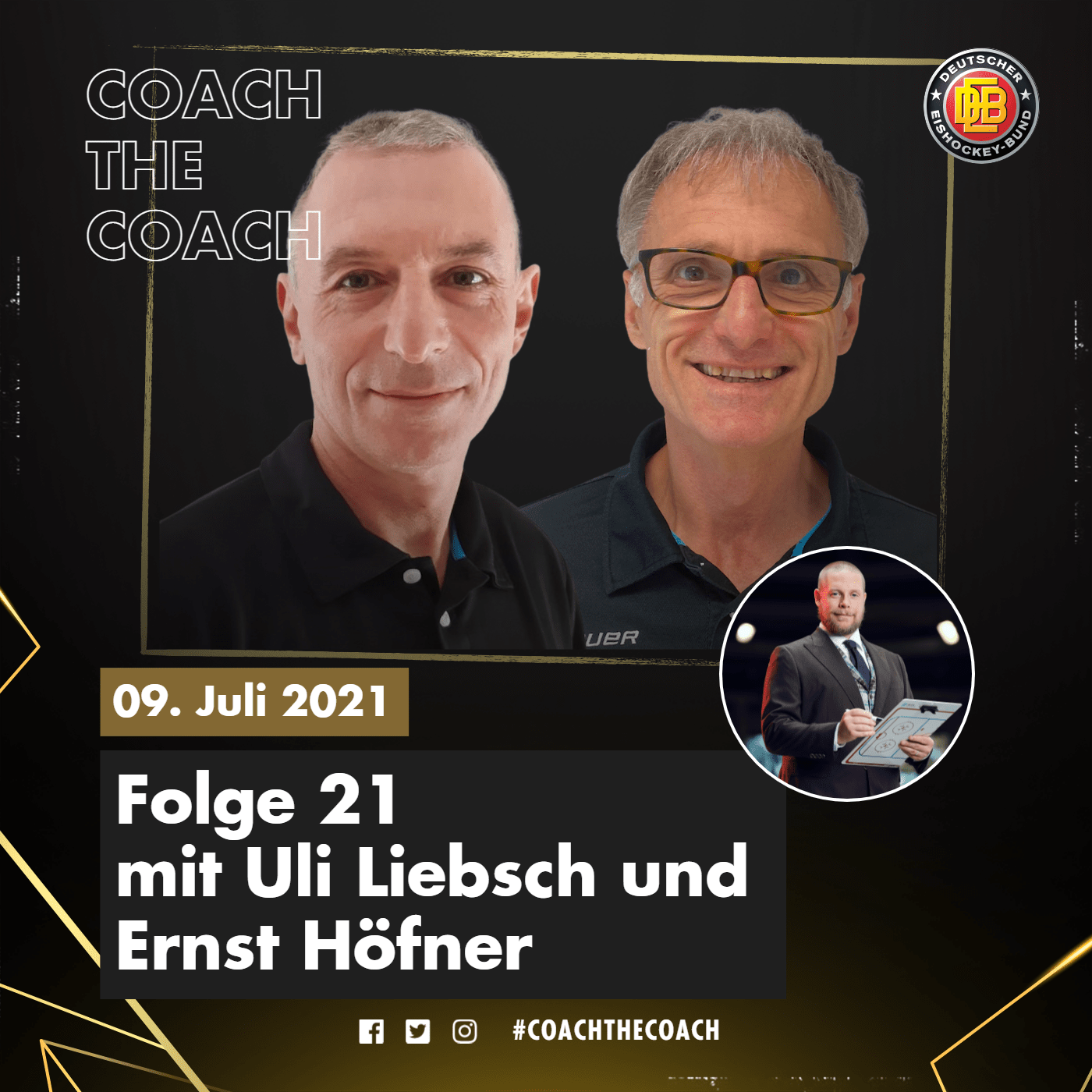DEB Eishockey-Trainerausbildung I COACH THE COACH Podcast