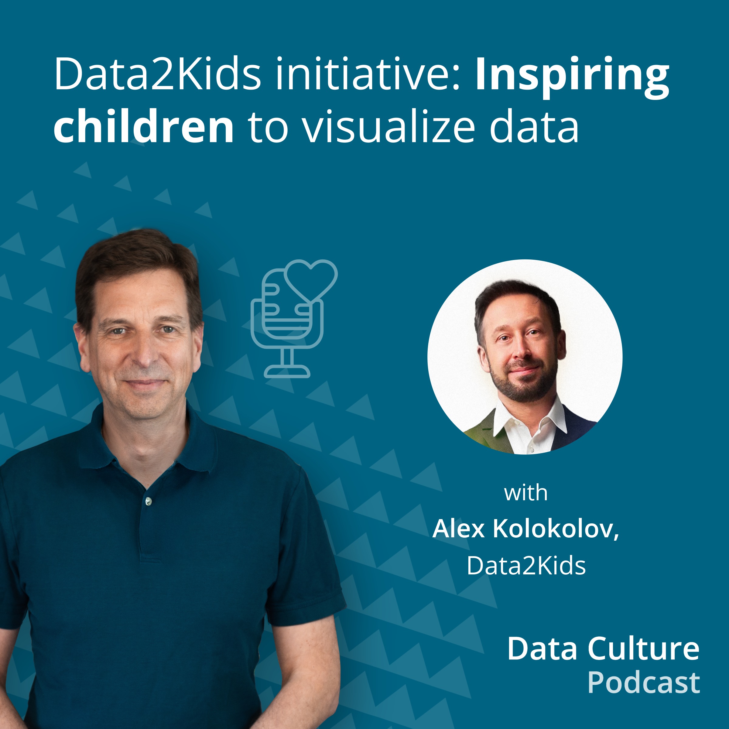 Data2Kids initiative: Inspiring children to visualize data – with Alex Kolokolov, Data2Kids episode artwork