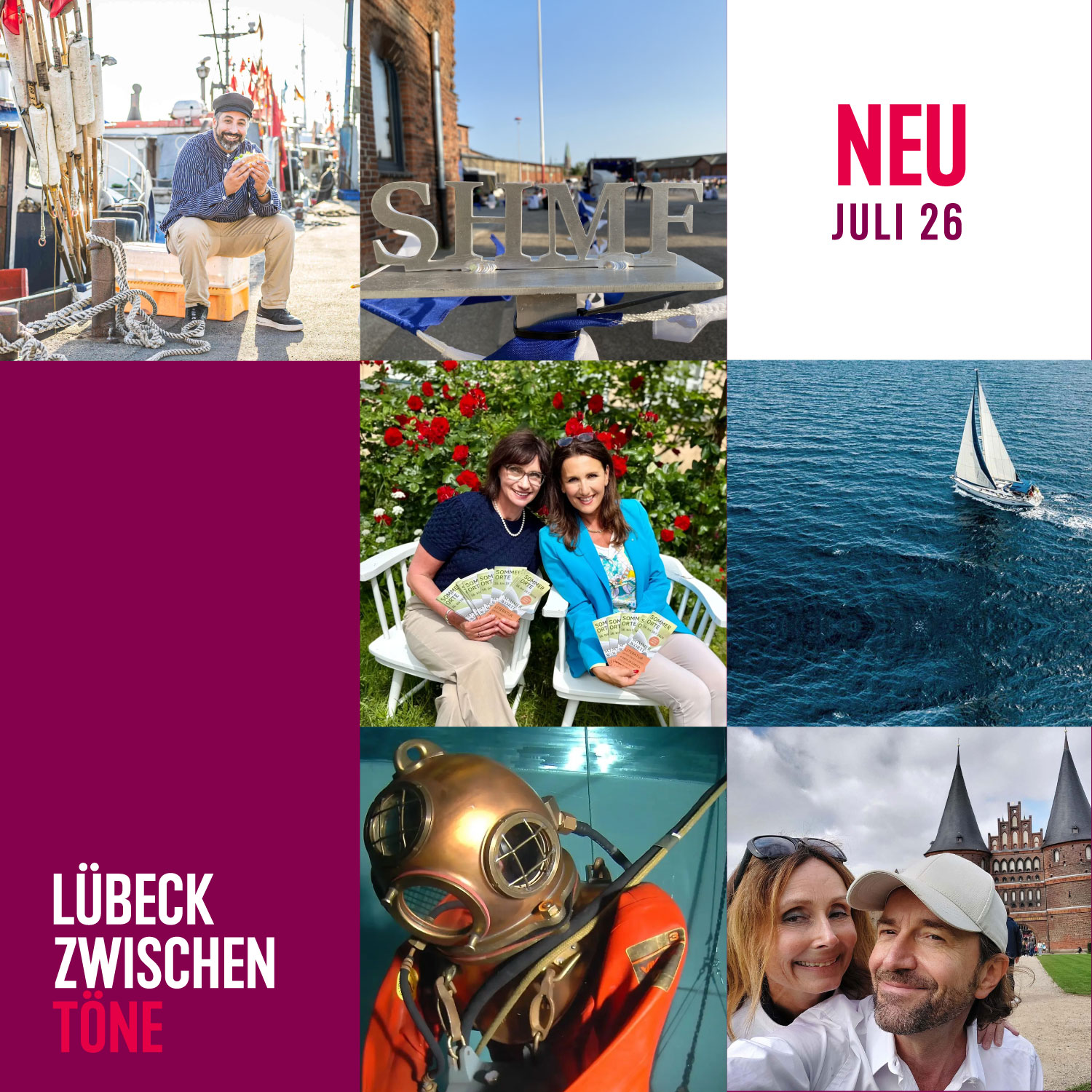 Werftsommer, Sommerorte Sommerworte, Fischbrötchen und Abtauchen im Juli in Lübeck episode artwork