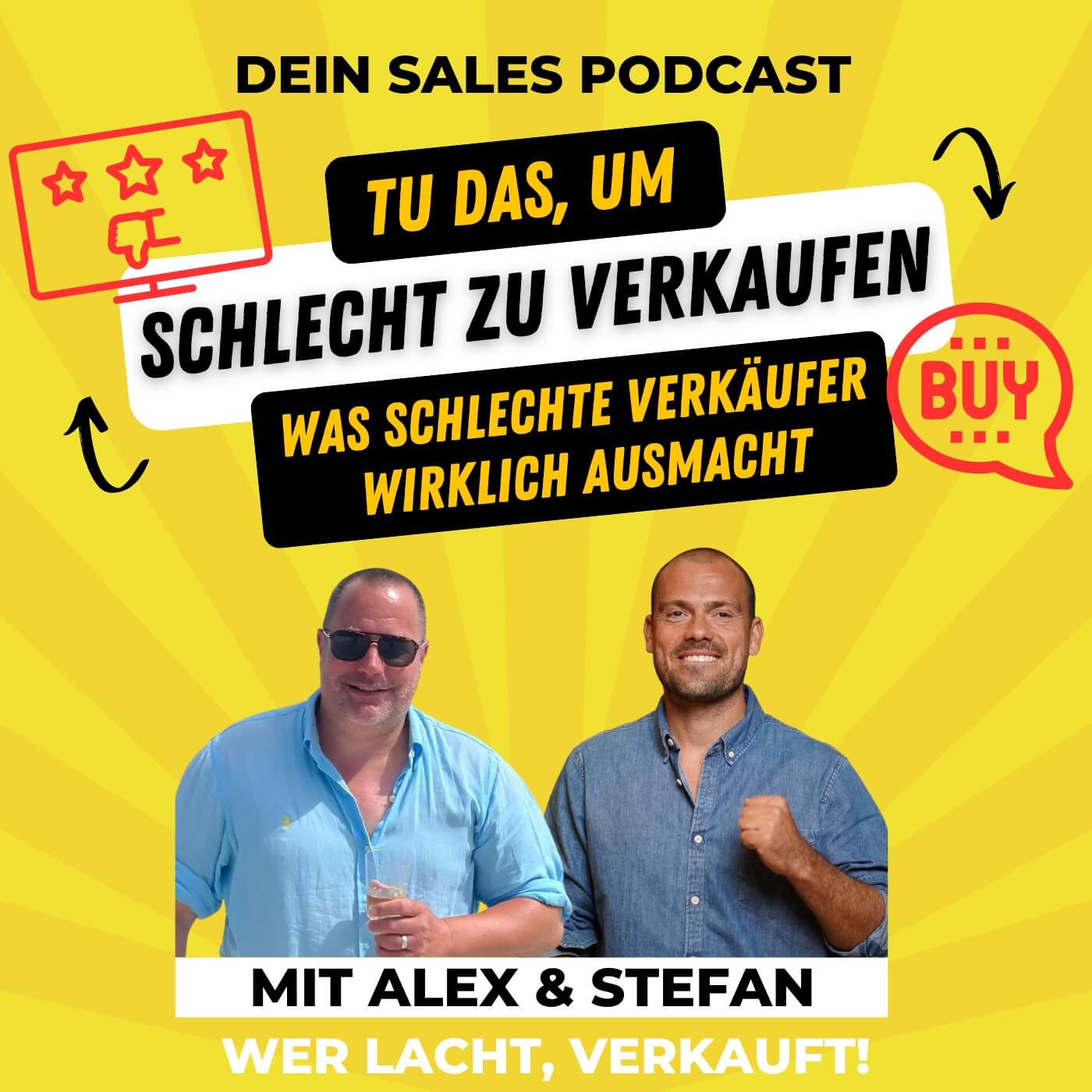Wer lacht verkauft! Dein Sales Podcast für mehr Spaß im Verkauf.