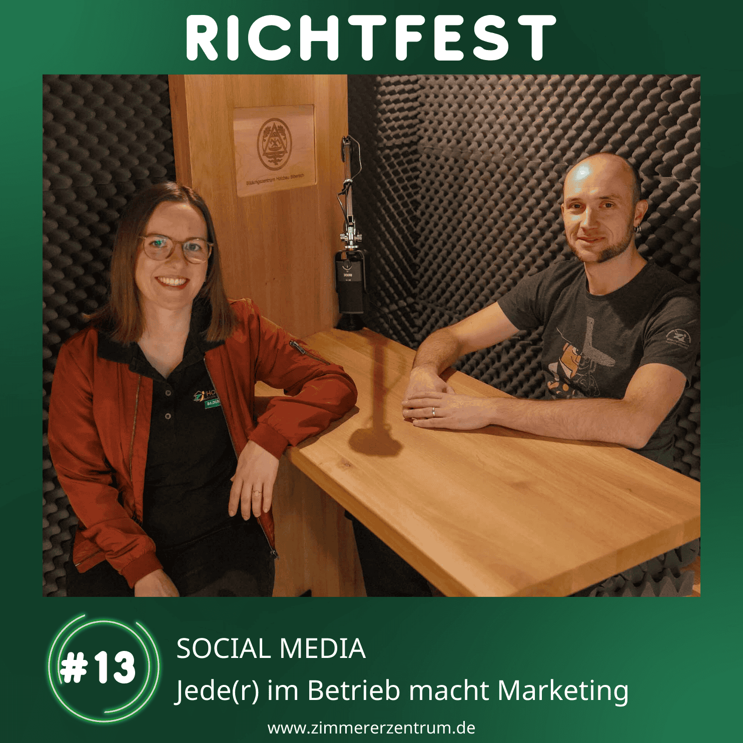 Richtfest - der Podcast vom Bildungszentrum Holzbau