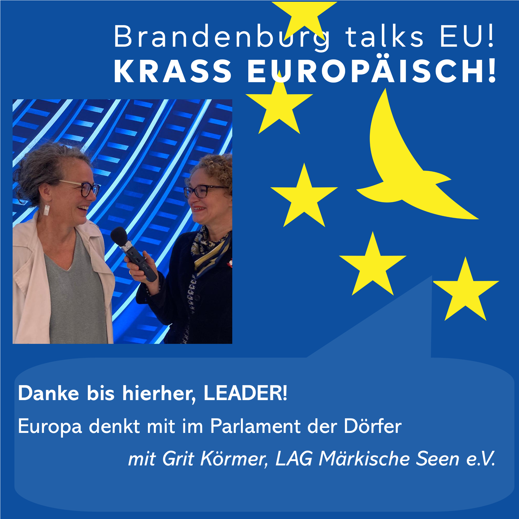 Danke bis hierher, LEADER!