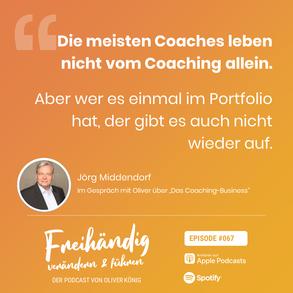 Freihändig verändern und führen