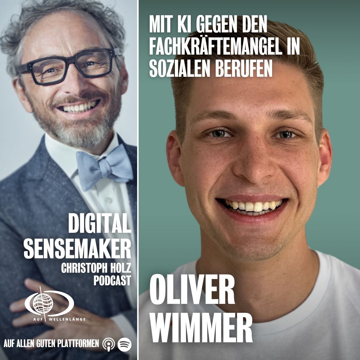 #134 "Die KI gegen medizinischen  und sozialen Fachkräftemangel" mit Oliver Wimmer, CEO und Co Founder von "Herzensapp"