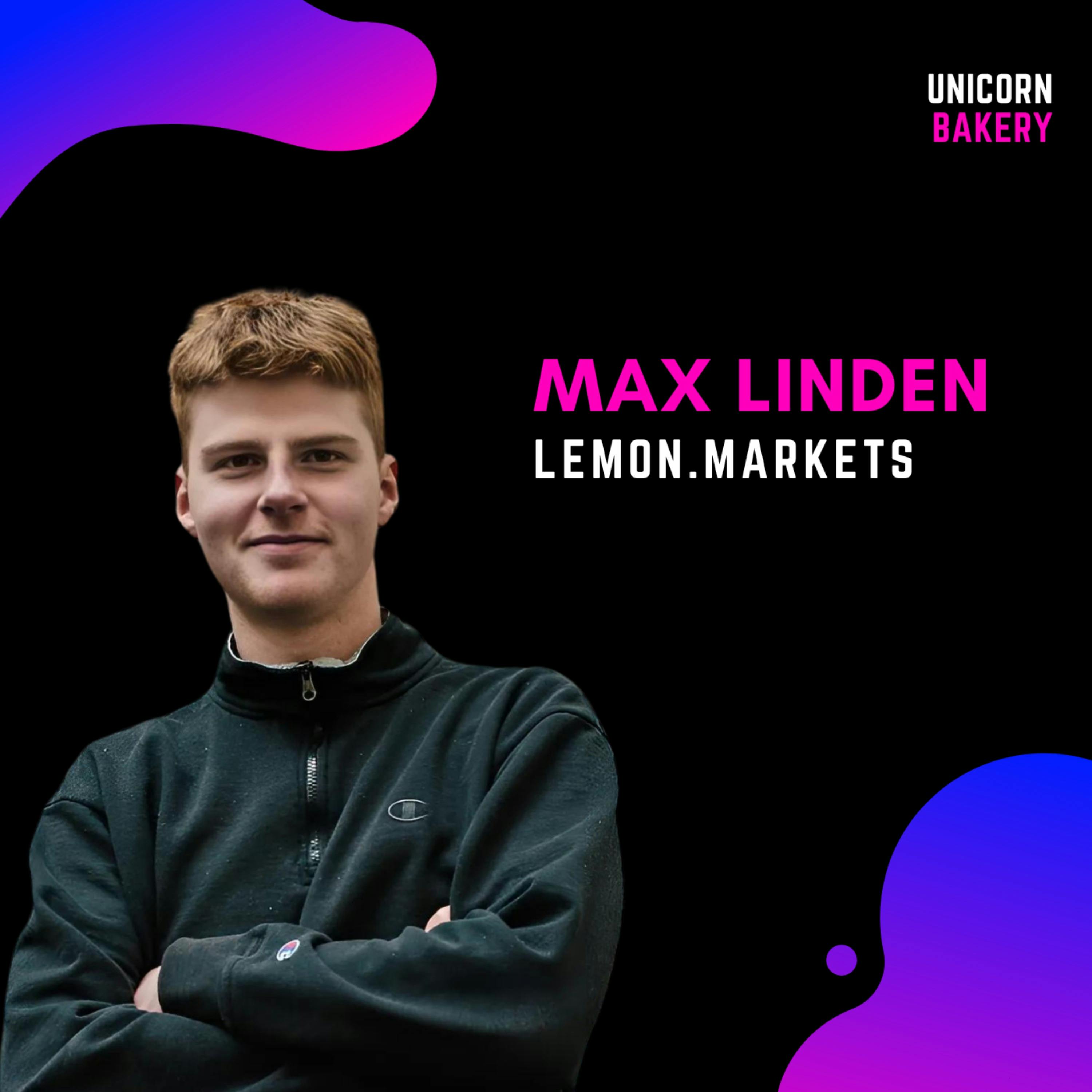 Leadership & Company Buildings eines 22-jährigen Gründers, der mehr als 25 Millionen von Investoren bekommen hat (mit lemon.markets Gründer Max Linden) episode artwork
