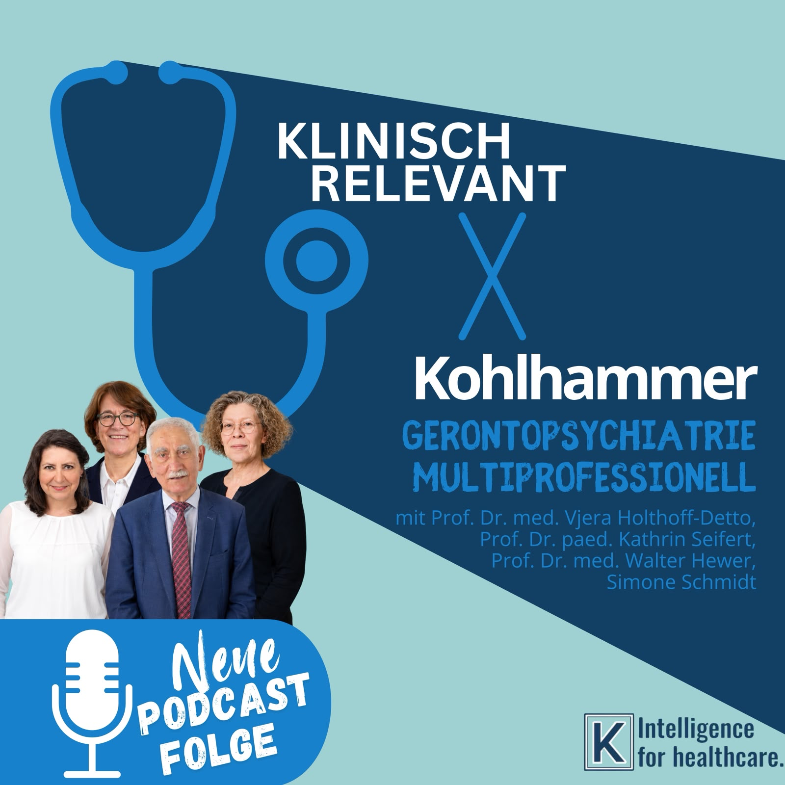 Gerontopsychiatrie multiprofessionell - mit Walter Hewer, Vjera Holthoff-Detto, Simone Schmidt und Kathrin Seifert