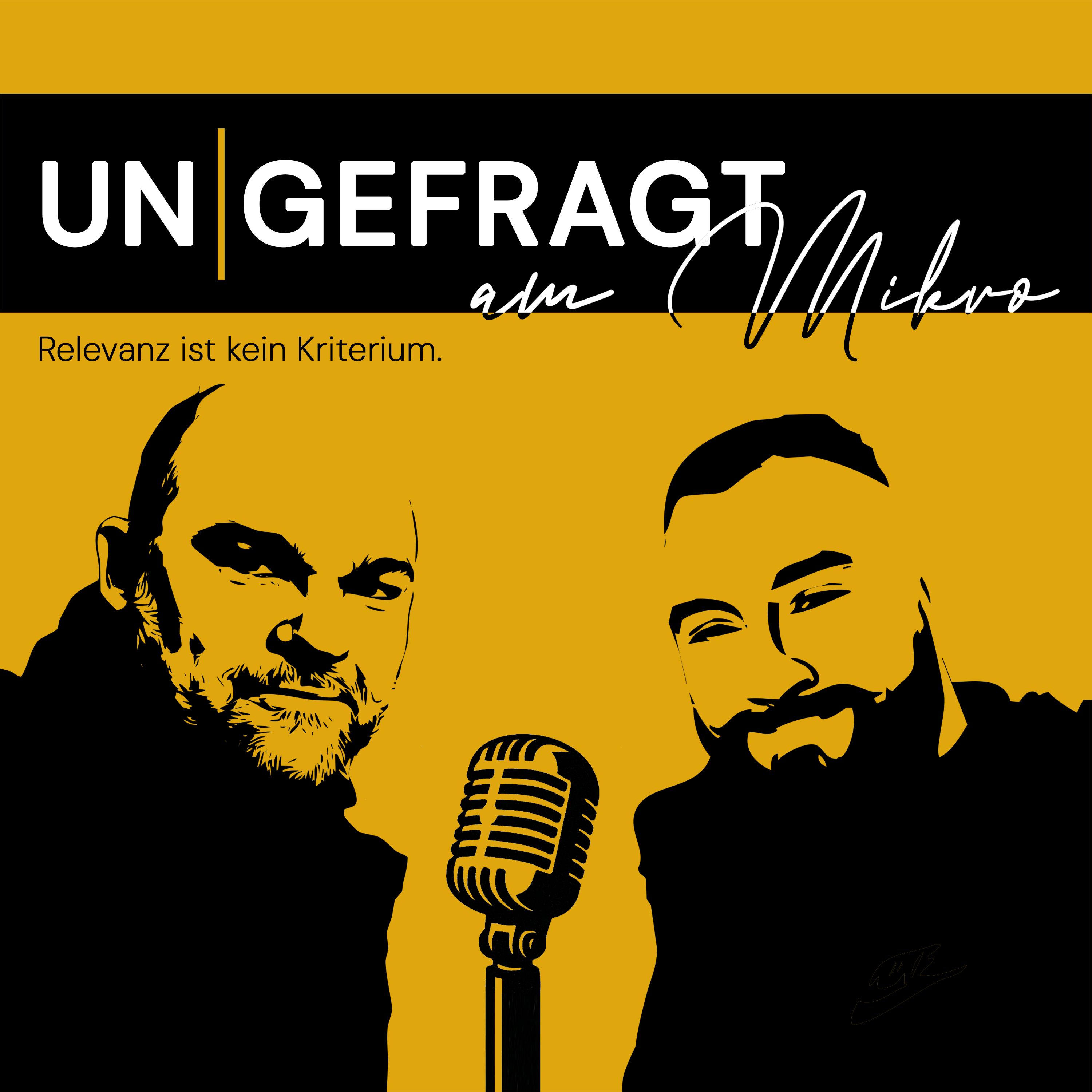 Ungefragt am Mikro - Relevanz ist kein Kriterium.