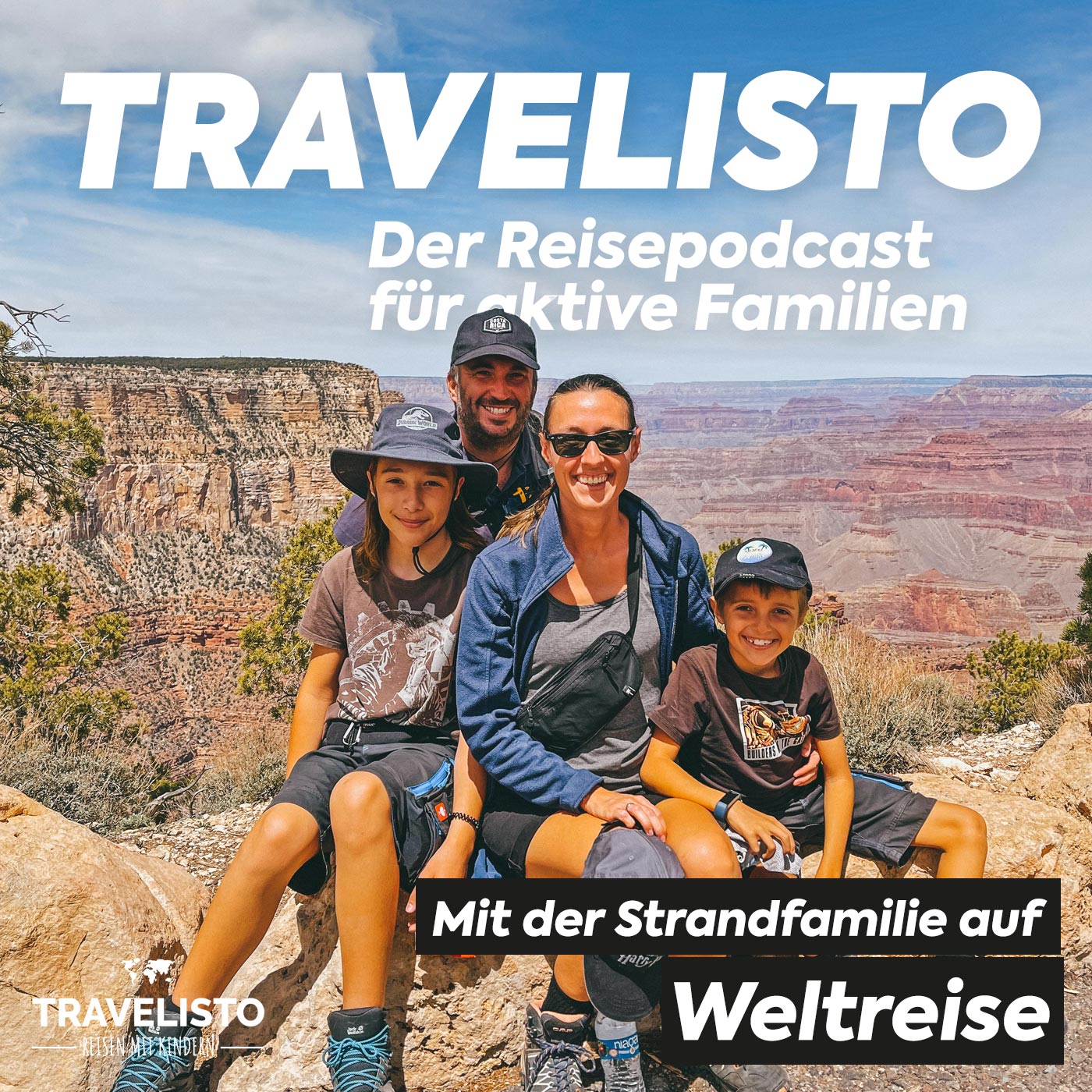 Travelisto - Der Reise-Podcast für aktive Familien - Reisen mit Kindern mit Jenny und Andi