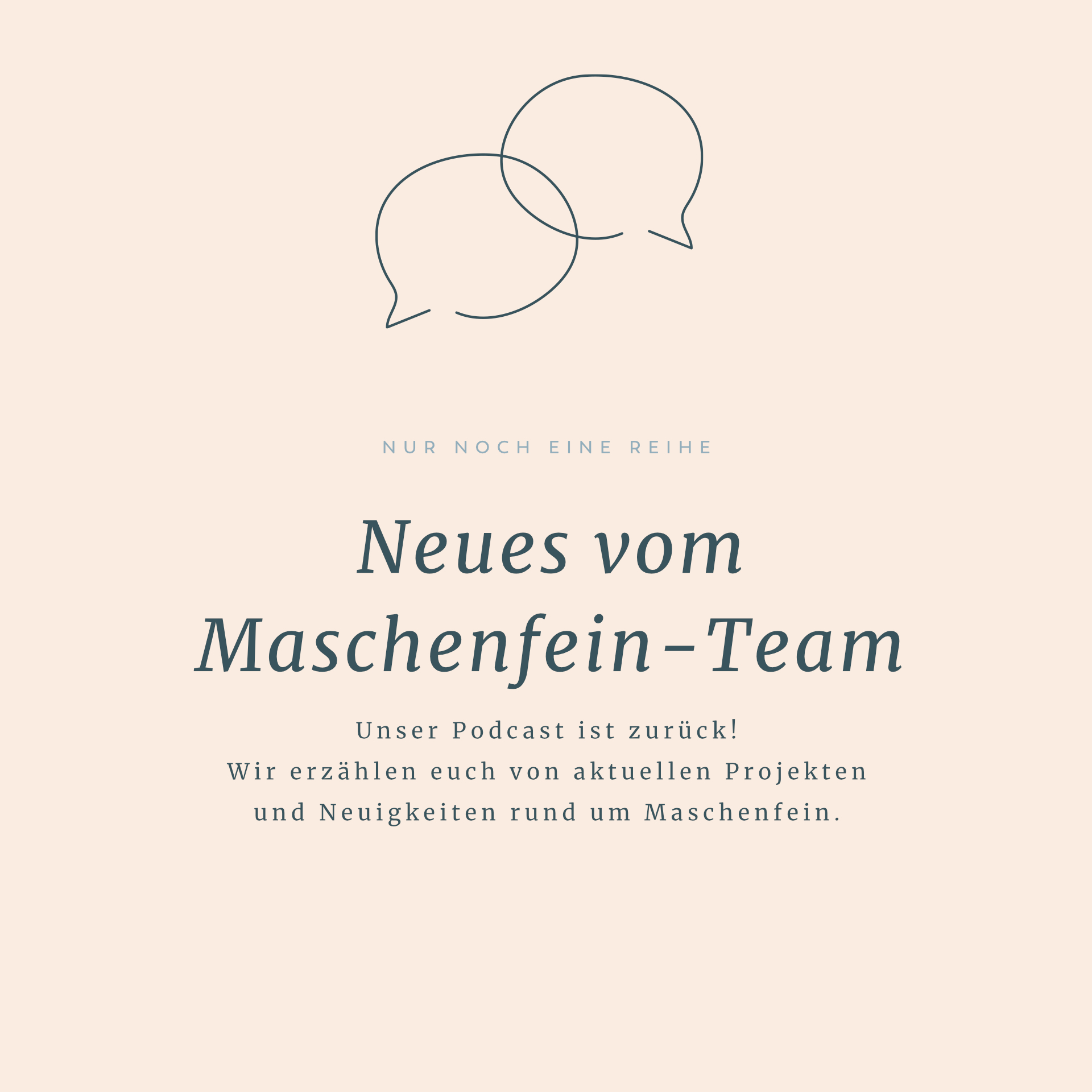 Nur noch eine Reihe - Maschenfein Podcast