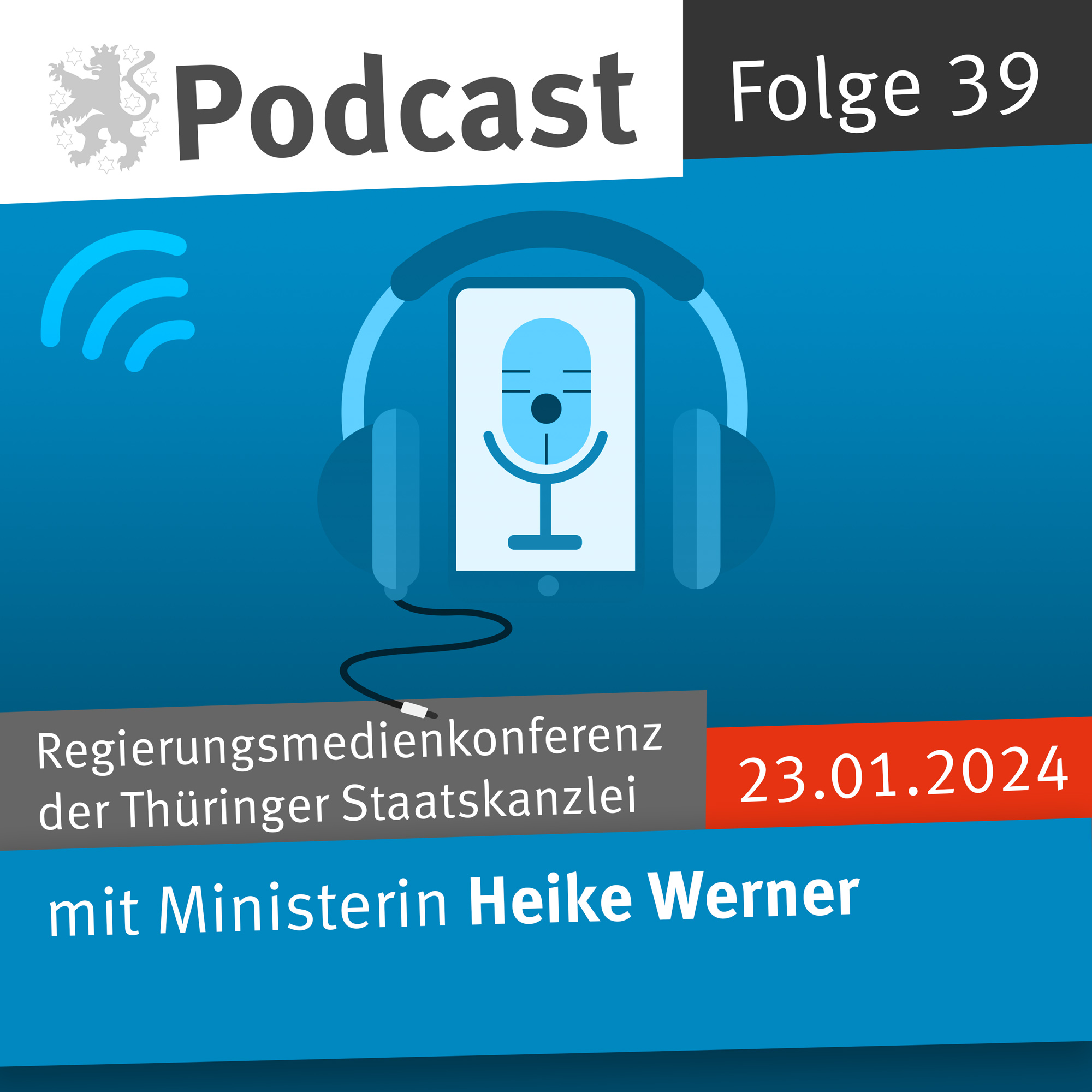 Regierungsmedienkonferenz des Freistaats Thüringen