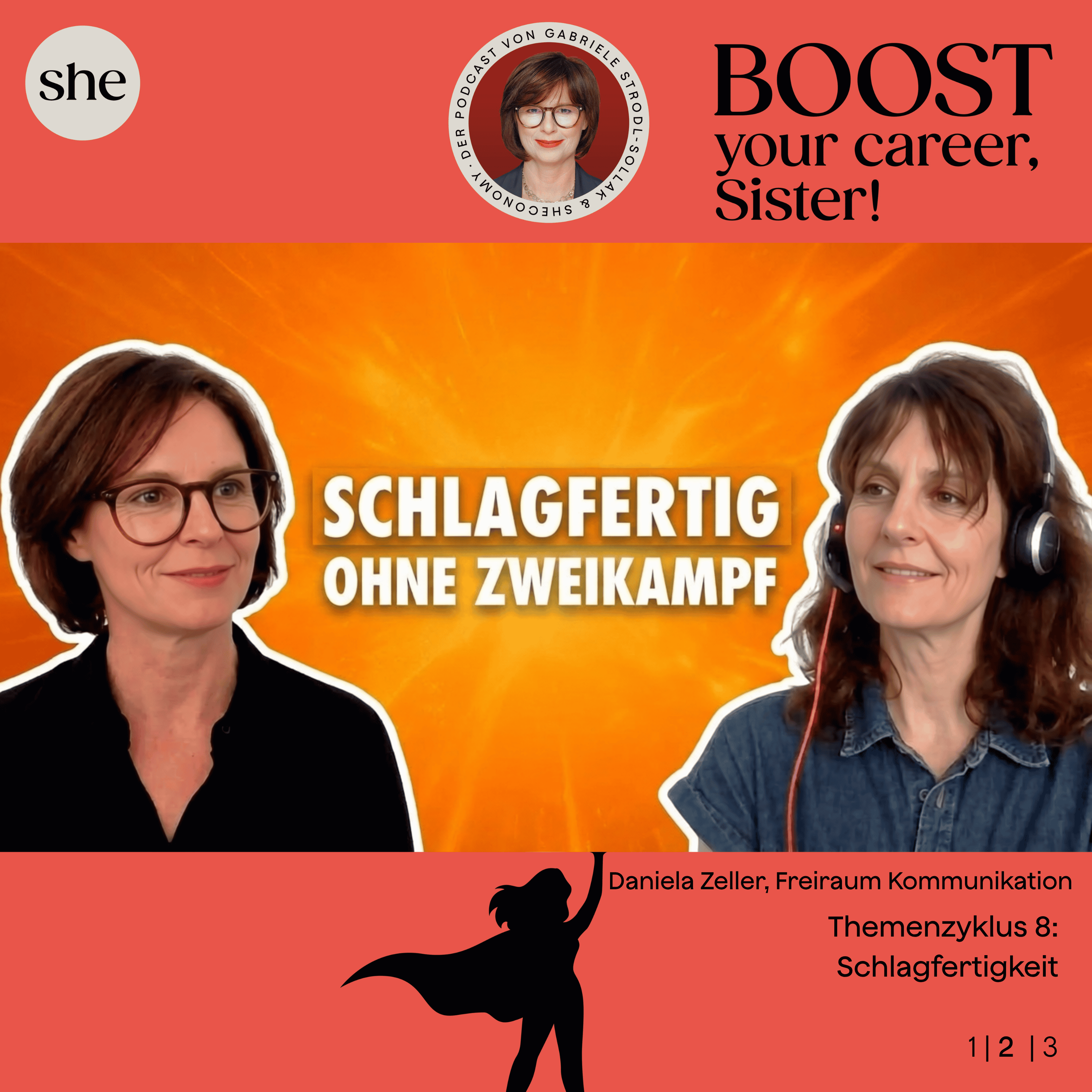 Gespräch | Schlagfertigkeit ist trainierbar – mit  Kommunikationsprofi Daniela Zeller episode artwork