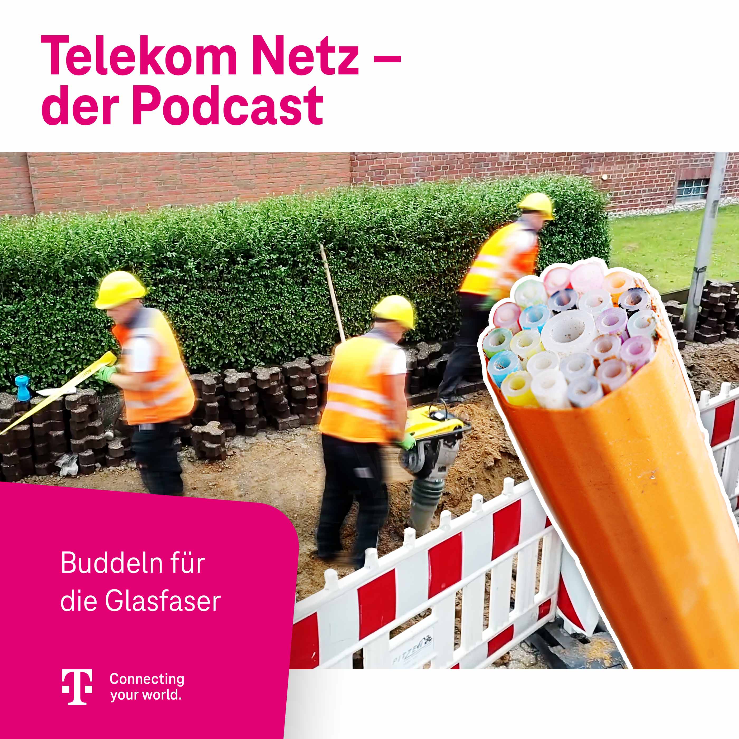 Glasfaser-Baustelle: Buddeln vor der Haustür