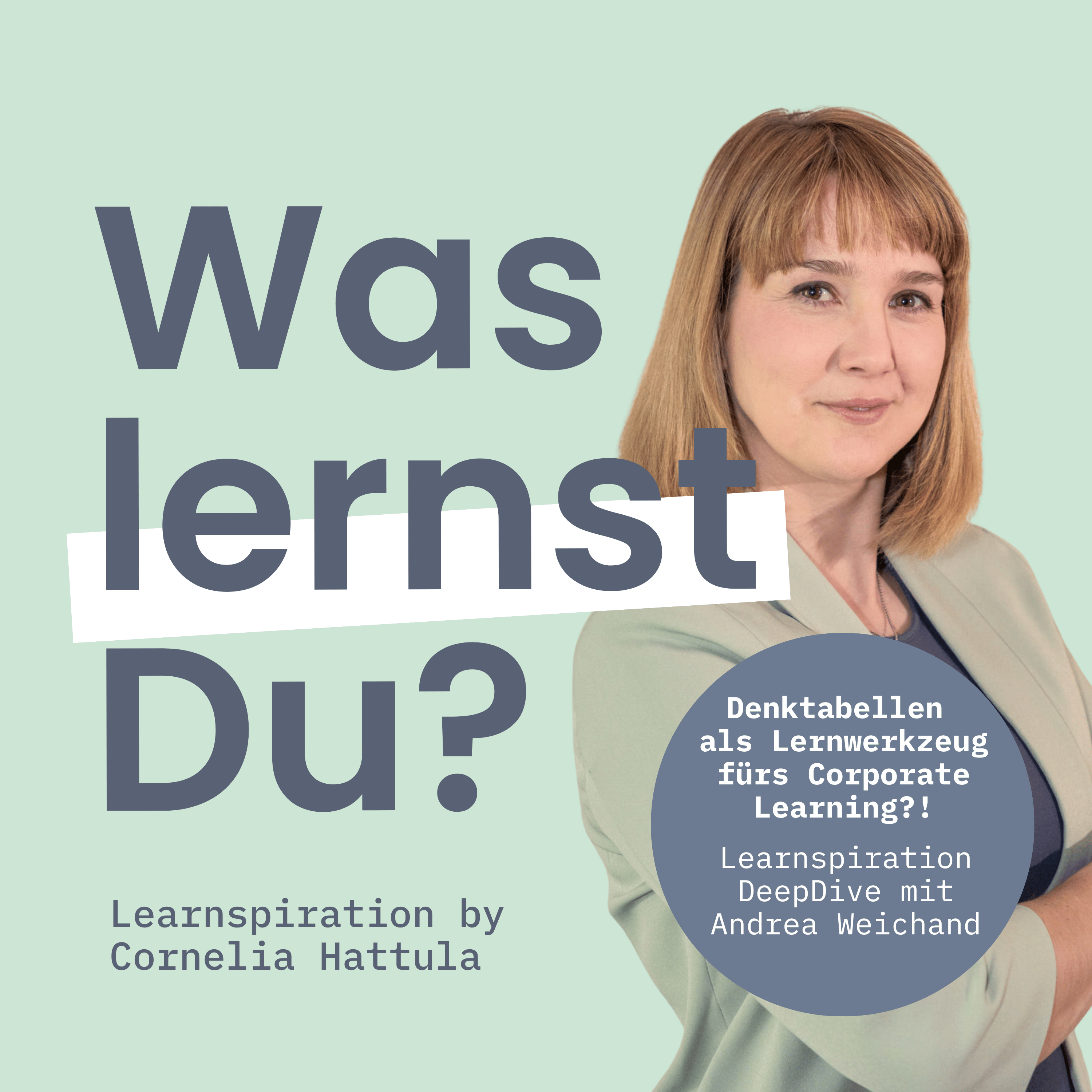 #174 - Denktabellen als "Lernwerkzeug" fürs Corporate Learning?! Learnspiration DeepDive mit Andrea Weichand episode artwork