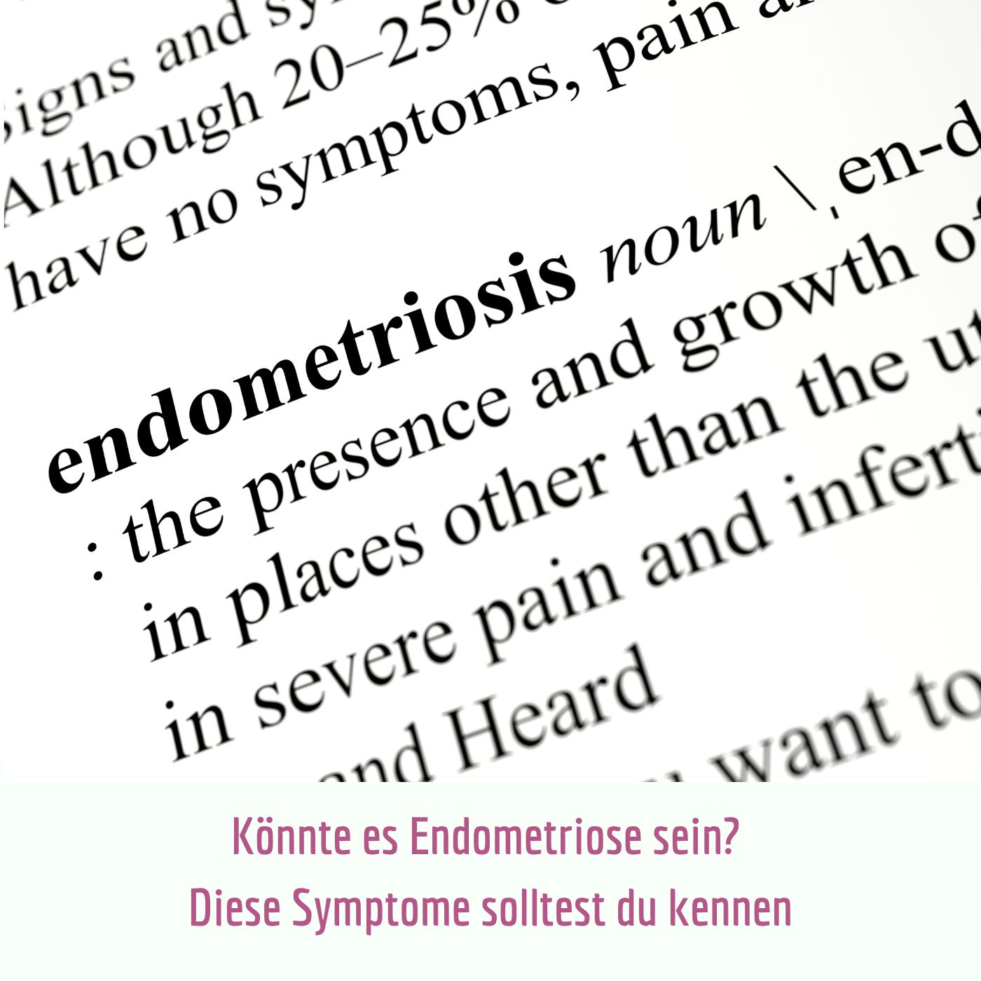 Könnte es Endometriose sein? Diese Symptome solltest du kennen