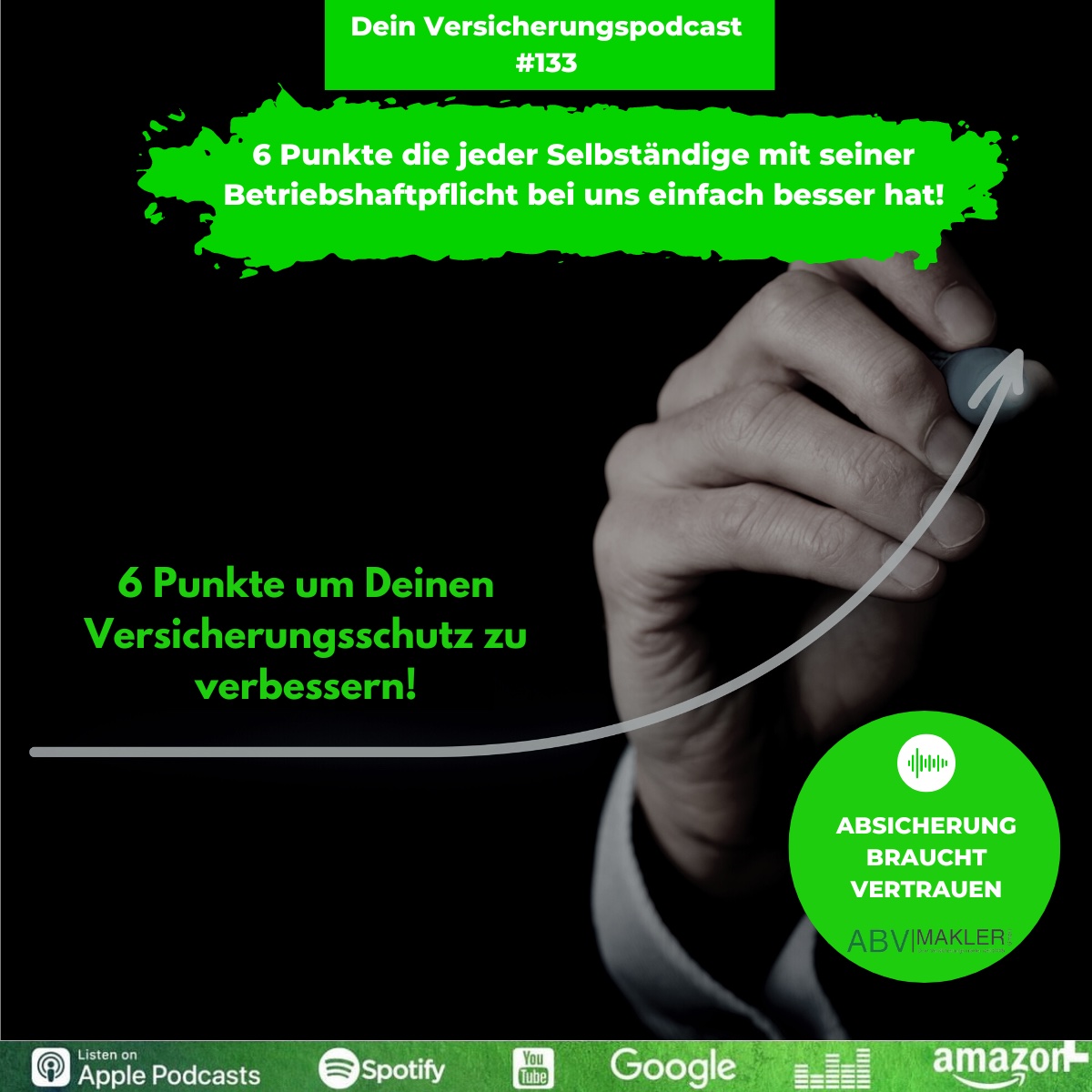 6 Punkte die jeder Selbständige mit seiner Betriebshaftpflicht bei uns einfach besser hat