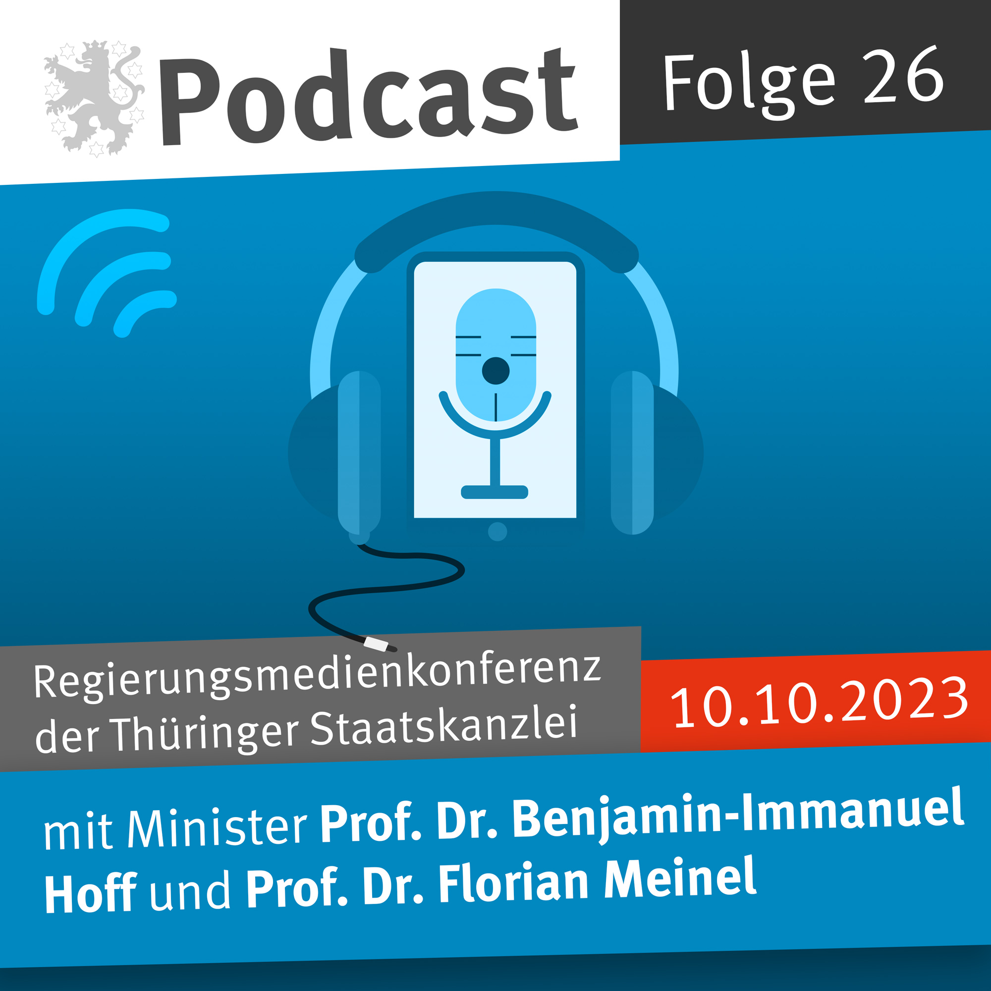 Regierungsmedienkonferenz des Freistaats Thüringen
