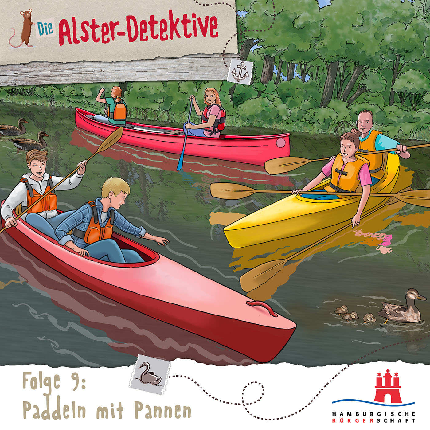 Die Alster-Detektive Fall 9 - Paddeln mit Pannen