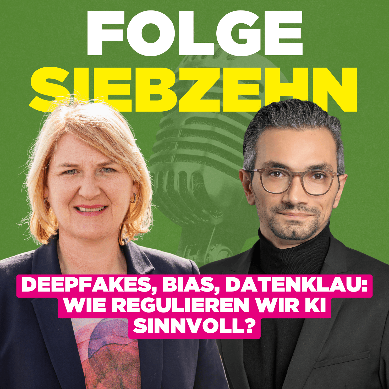 Deepfakes, Bias, Datenklau: Wie regulieren wir KI sinnvoll? episode artwork