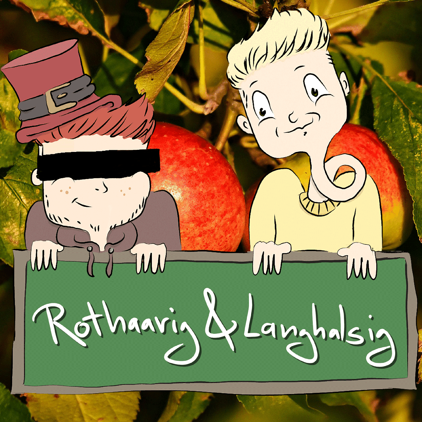 Rothaarig und Langhalsig