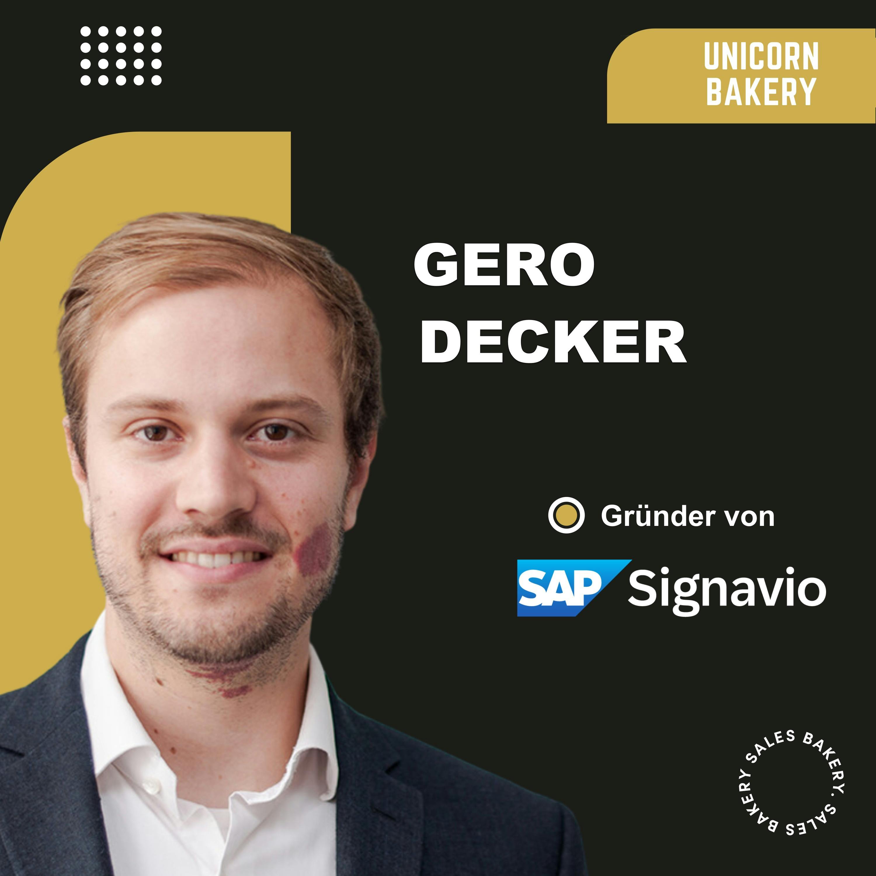 “Everyday is closing day”: Gero Decker über Signavio’s Weg zu 50 Mio ARR episode artwork