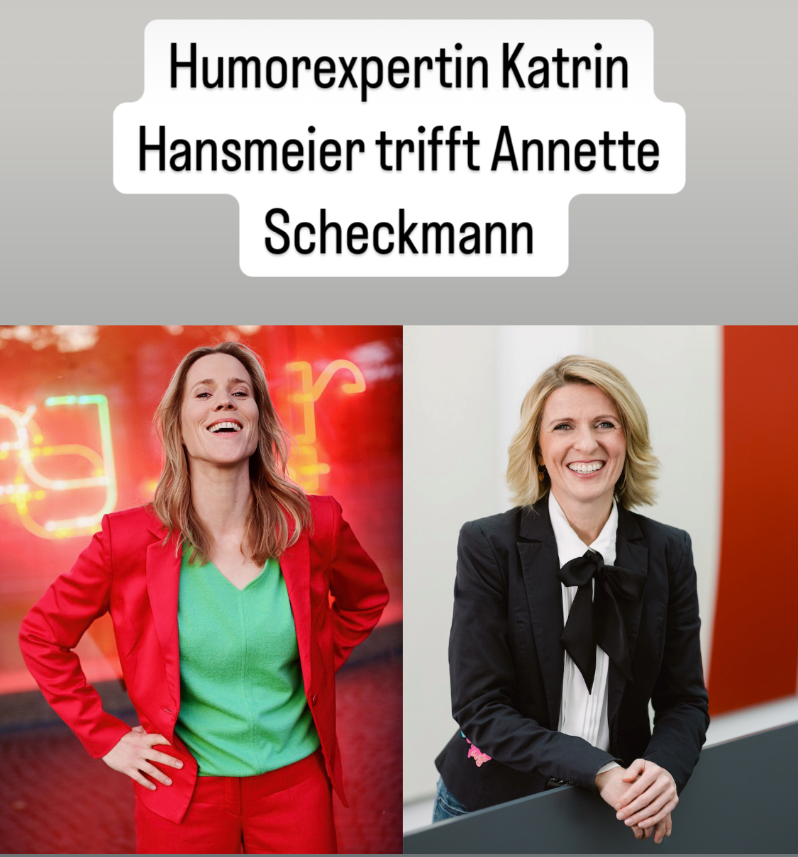 Humorexpertin fragt Führung