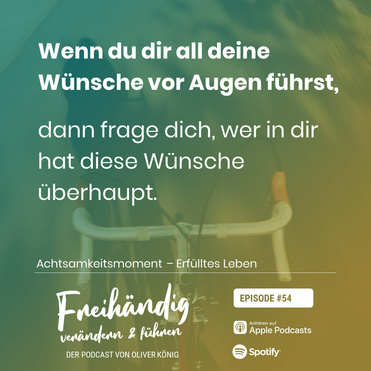 Freihändig verändern und führen