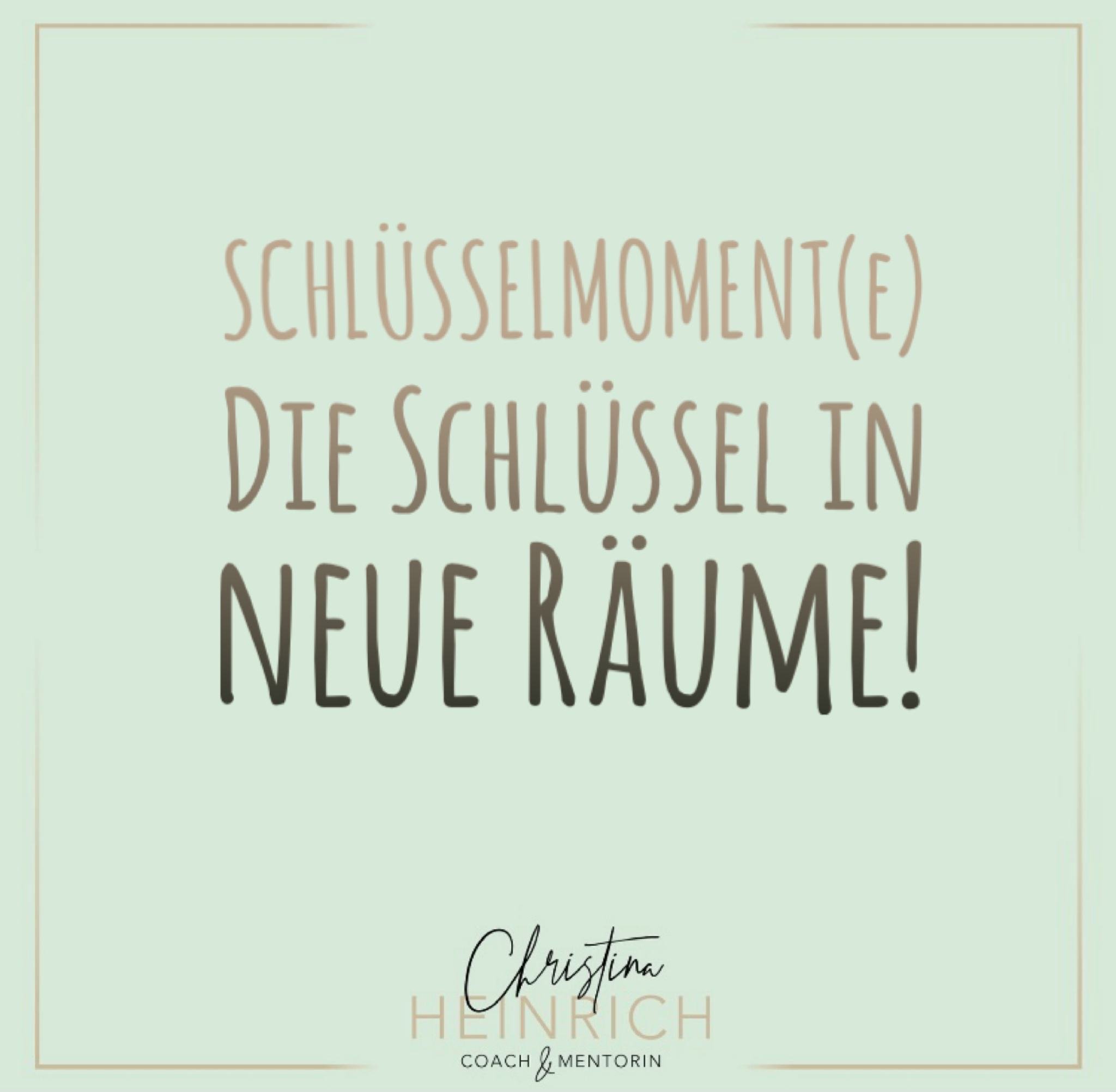 #38 SCHLÜSSELMOMENT(e) -Dein Schlüssel in neue Räume episode artwork