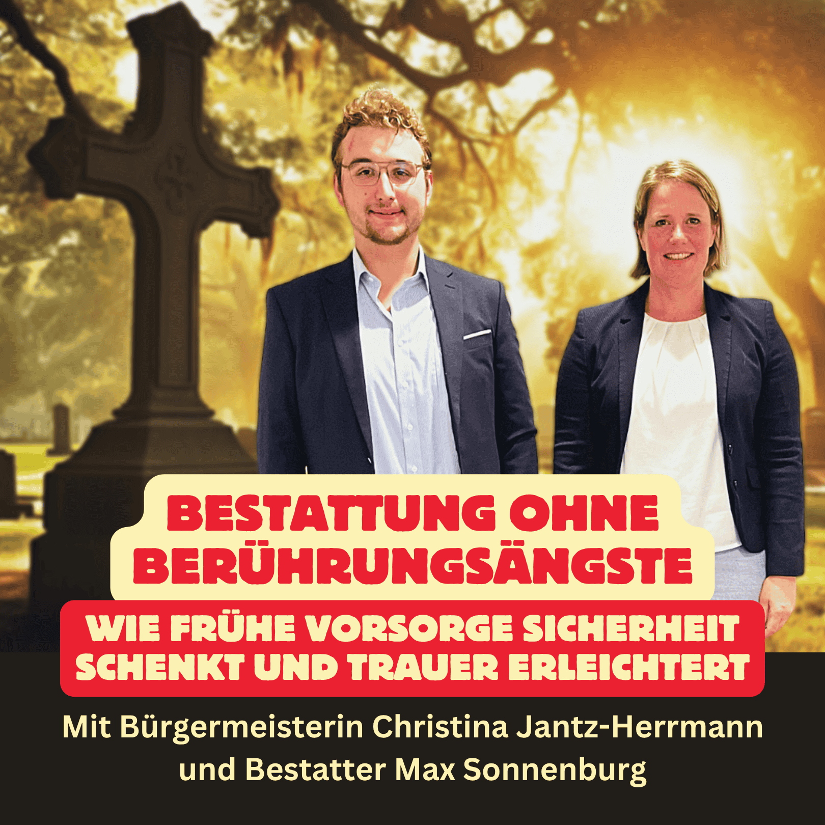 Folge 56: Bestattung ohne Berührungsängste - Wie frühe Vorsorge Sicherheit schenkt und Trauer erleichtert. episode artwork