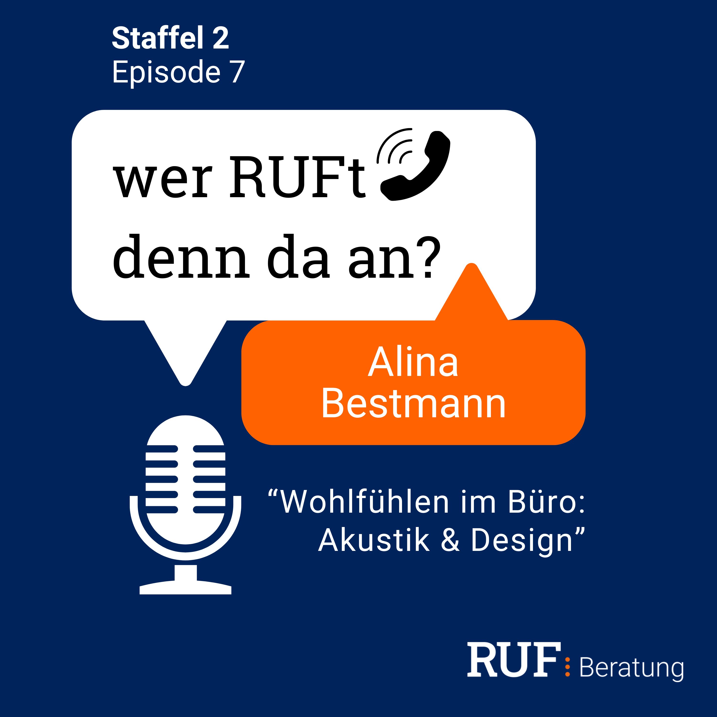 Wohlfühlen im Büro: Akustik & Design – Gast: Alina Bestmann episode artwork