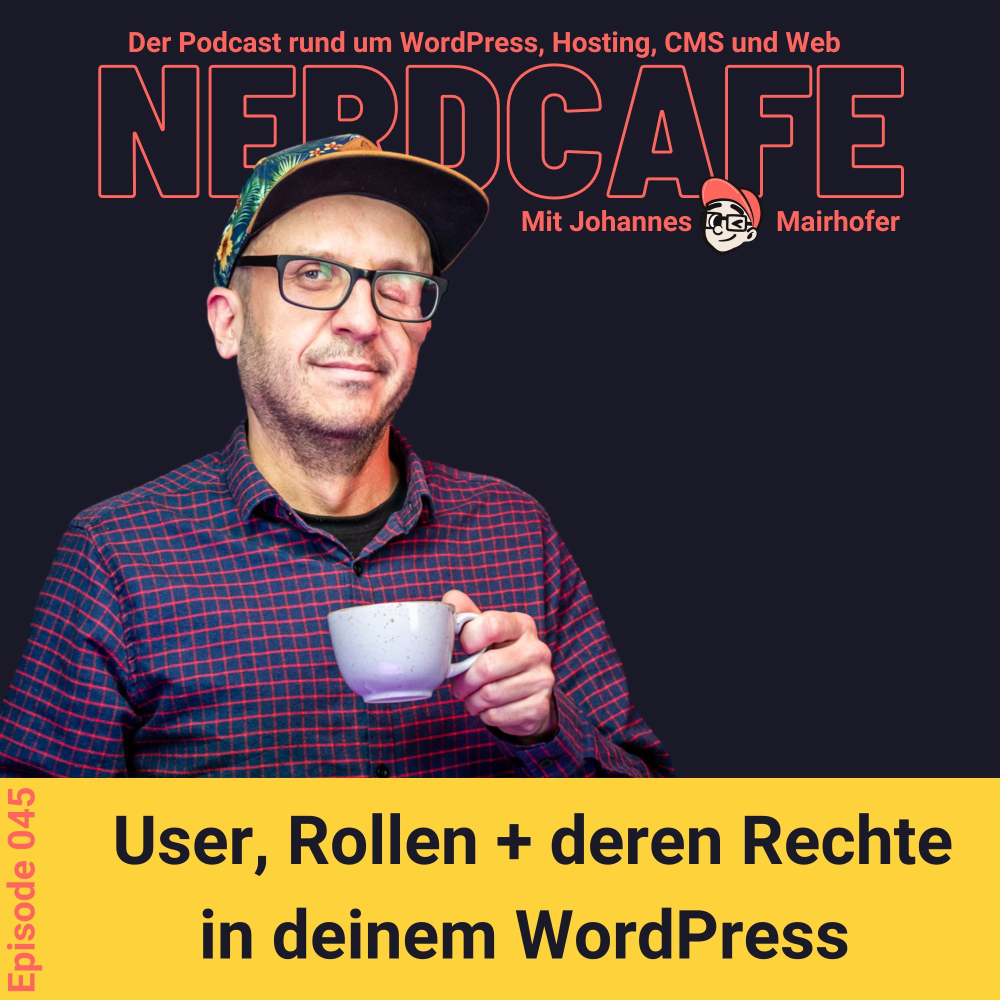 nerdcafe. Der Podcast rund um WordPress, Hosting, CMS und Web.