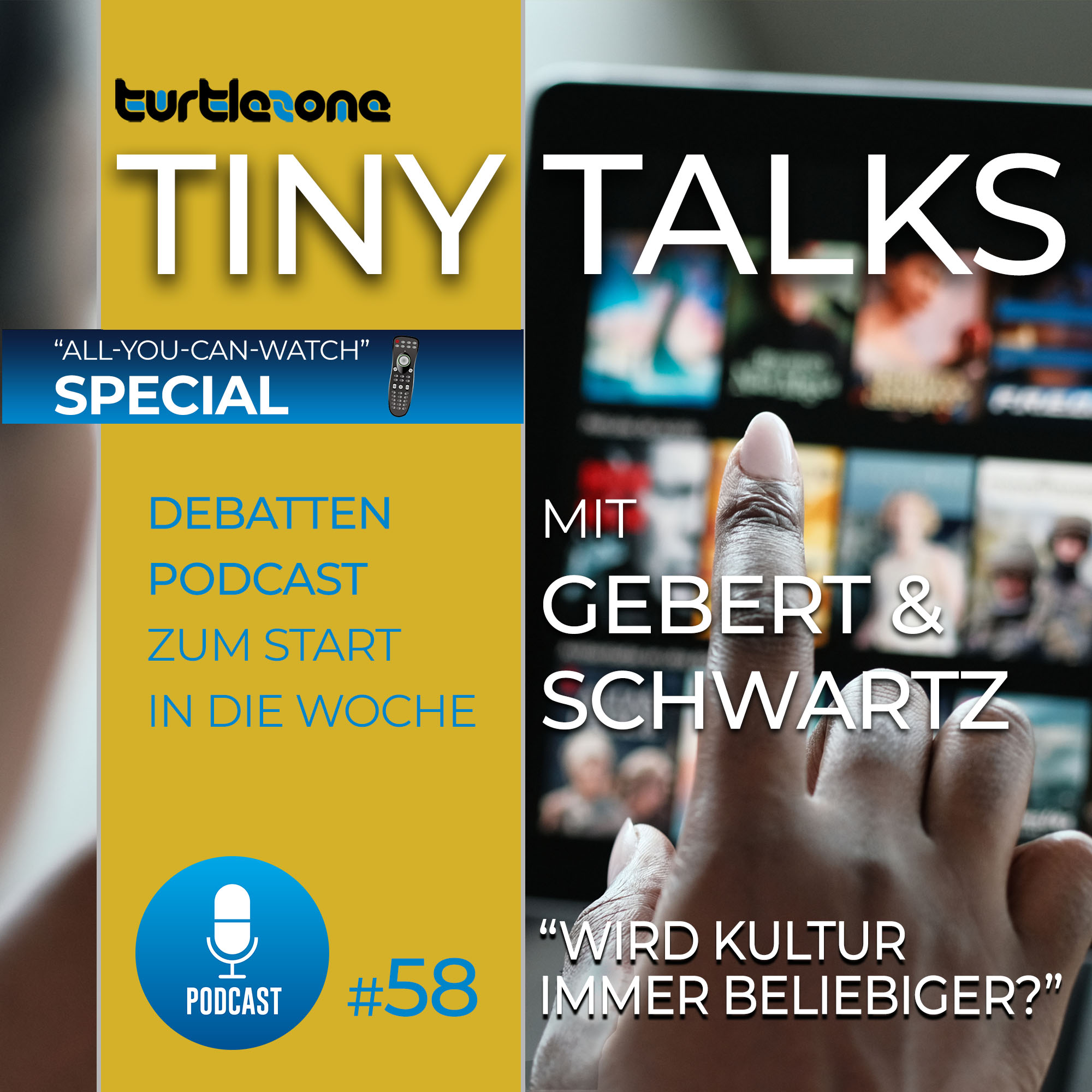 Turtlezone Tiny Talks - Der Debatten-Podcast mit Gebert und Schwartz