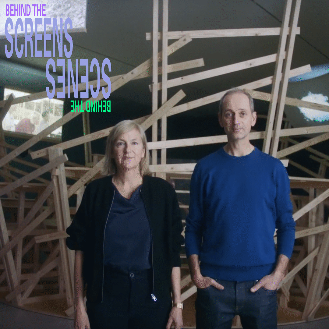 behind the screens, behind the scenes