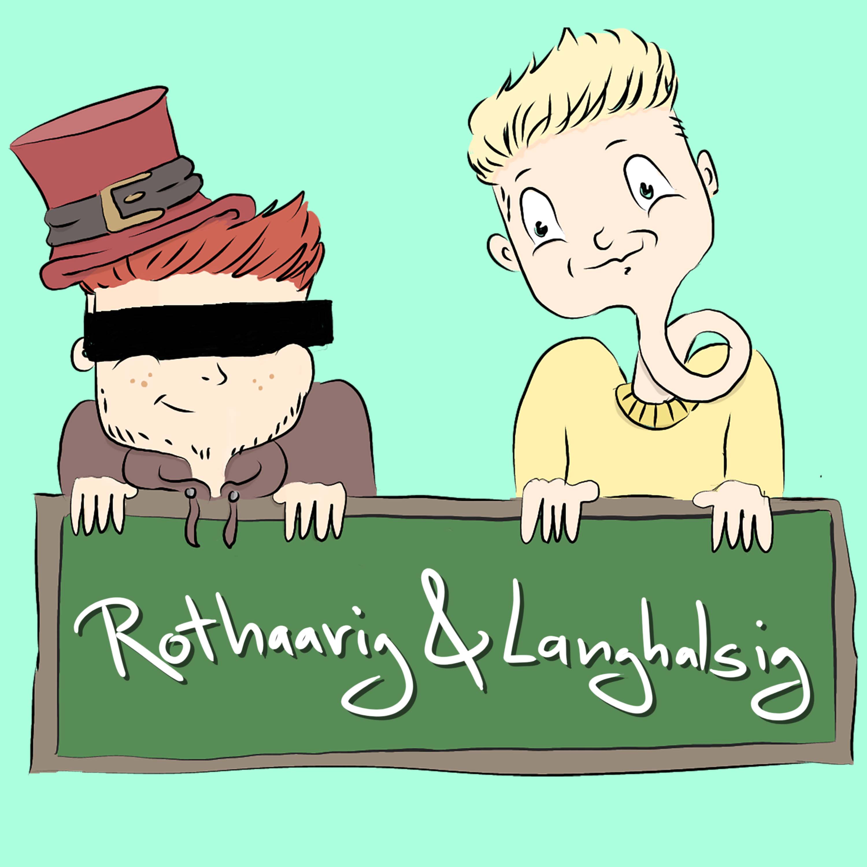 Rothaarig und Langhalsig