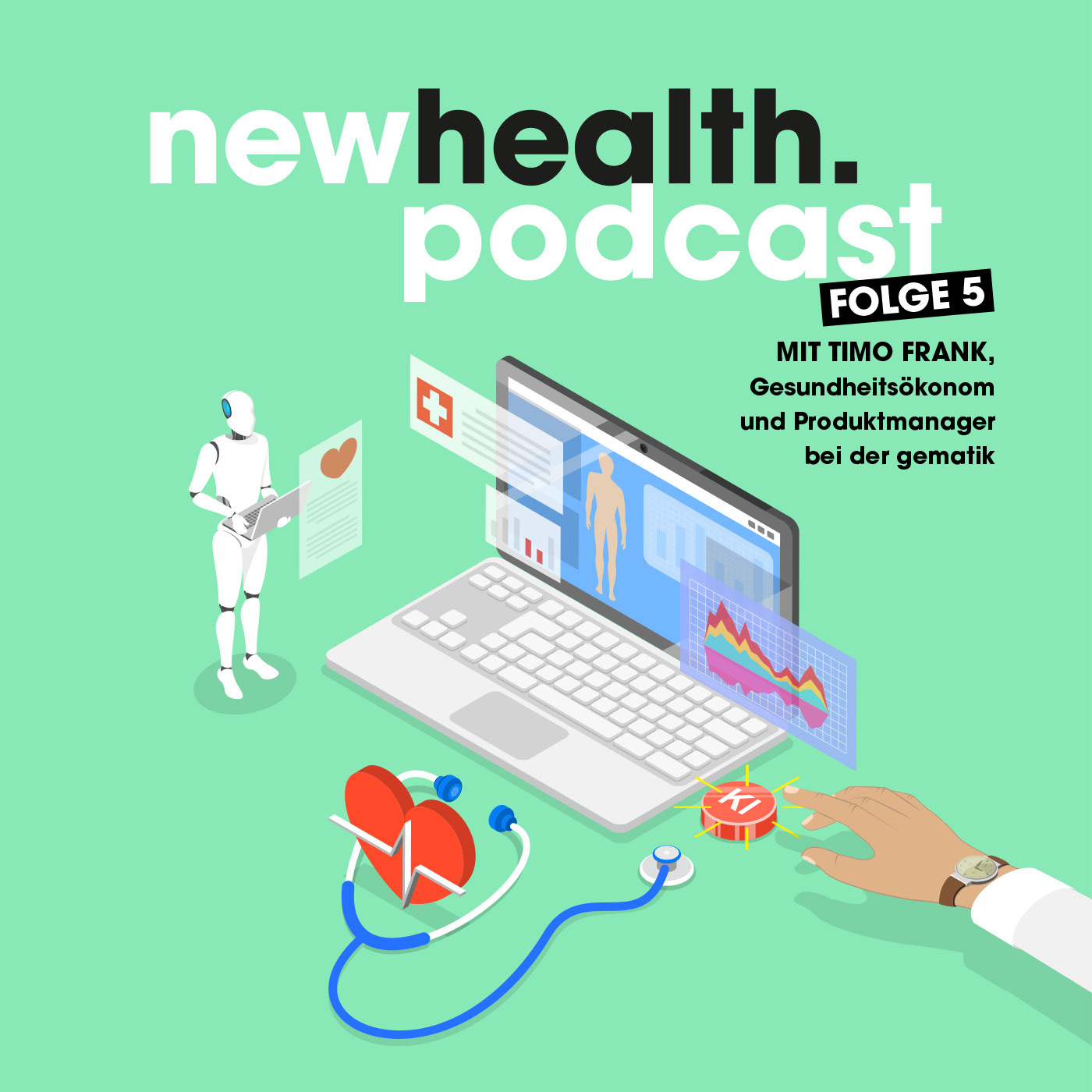 NewHealth.Podcast: Digitalisierung sinnvoll umsetzen.