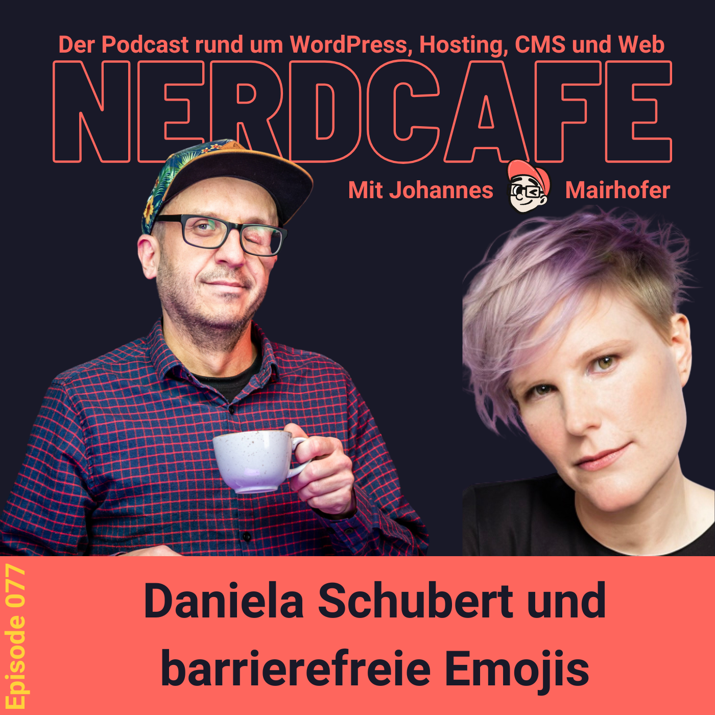nerdcafe. Der Podcast rund um WordPress, Hosting, CMS und Web.