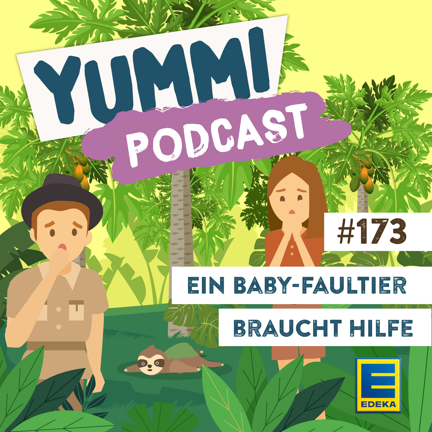 Ein Baby-Faultier braucht Hilfe