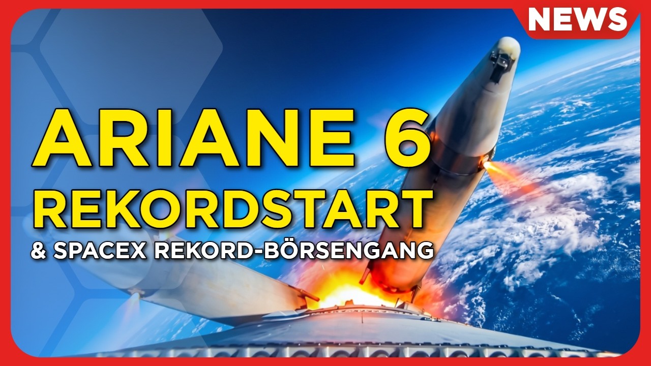 Ariane 6 Rekordstart, SpaceX-Rekord-Börsengang & Musk Billionär, NASA stoppt Mond-Modul episode artwork