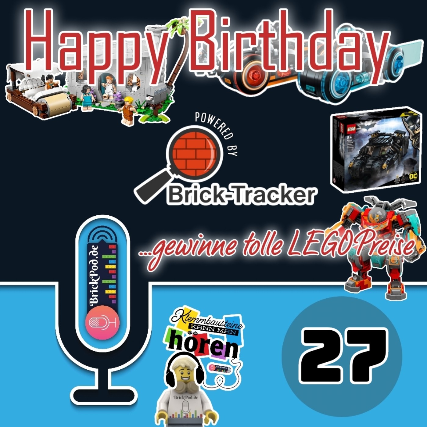Klemmbaustein Podcast  - BrickPod.de