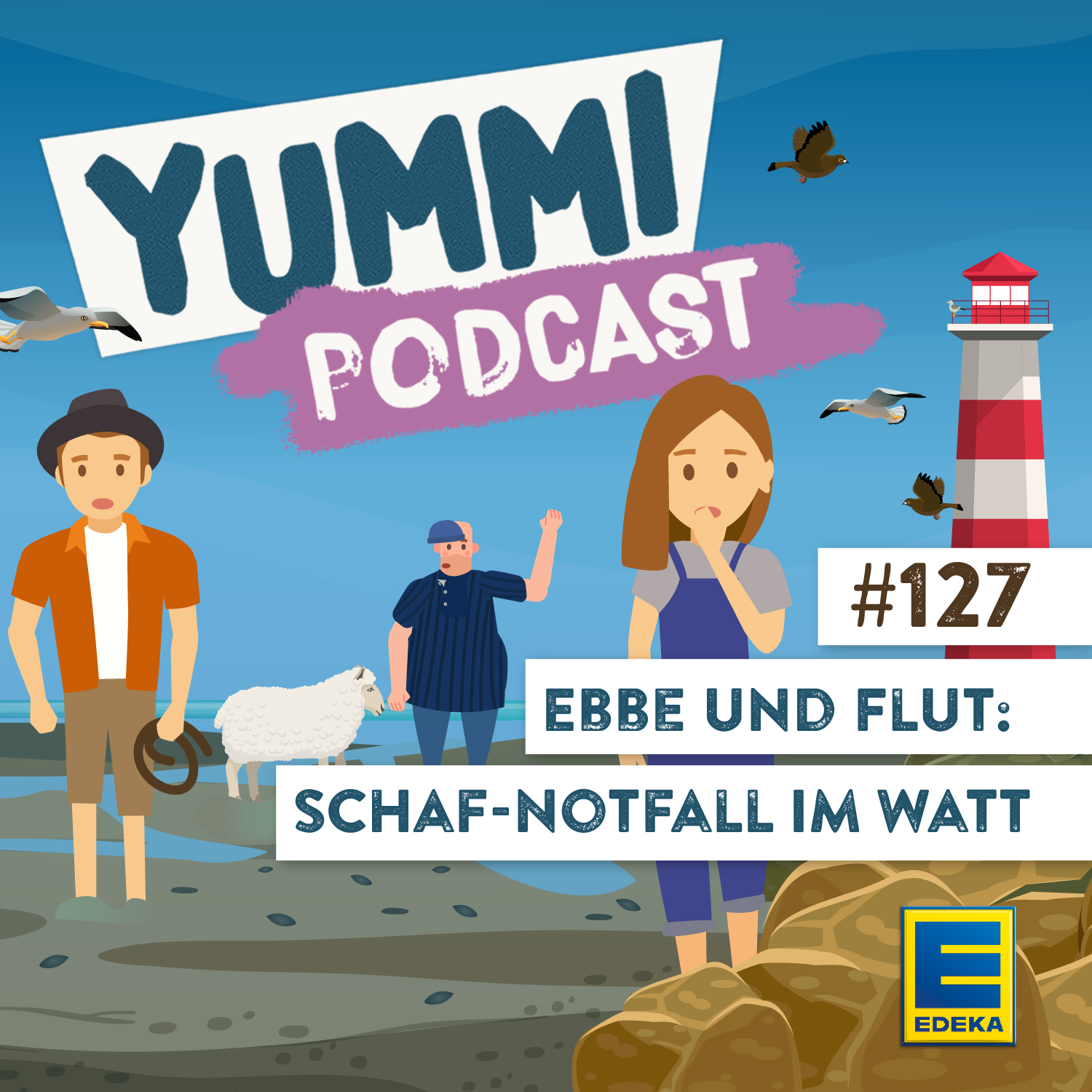 Ebbe und Flut: Schaf-Notfall im Watt