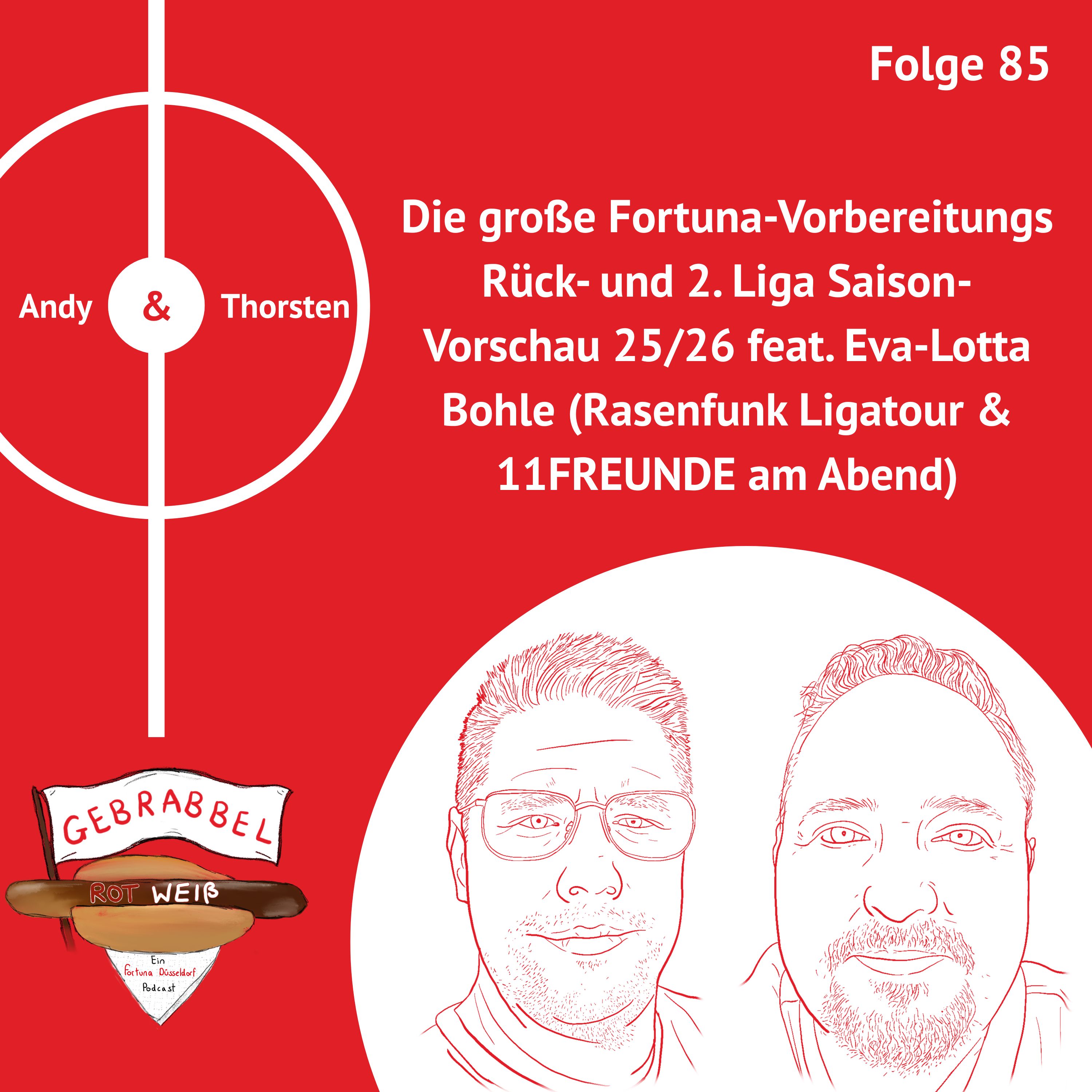 #085: Die große Fortuna-Vorbereitungs Rück- und 2. Liga Saison-Vorschau 25/26 feat. Eva-Lotta Bohle (Rasenfunk Ligatour & 11FREUNDE am Abend) episode artwork