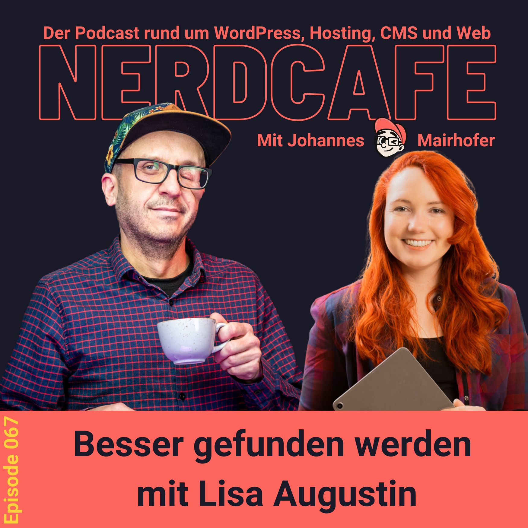nerdcafe. Der Podcast rund um WordPress, Hosting, CMS und Web.