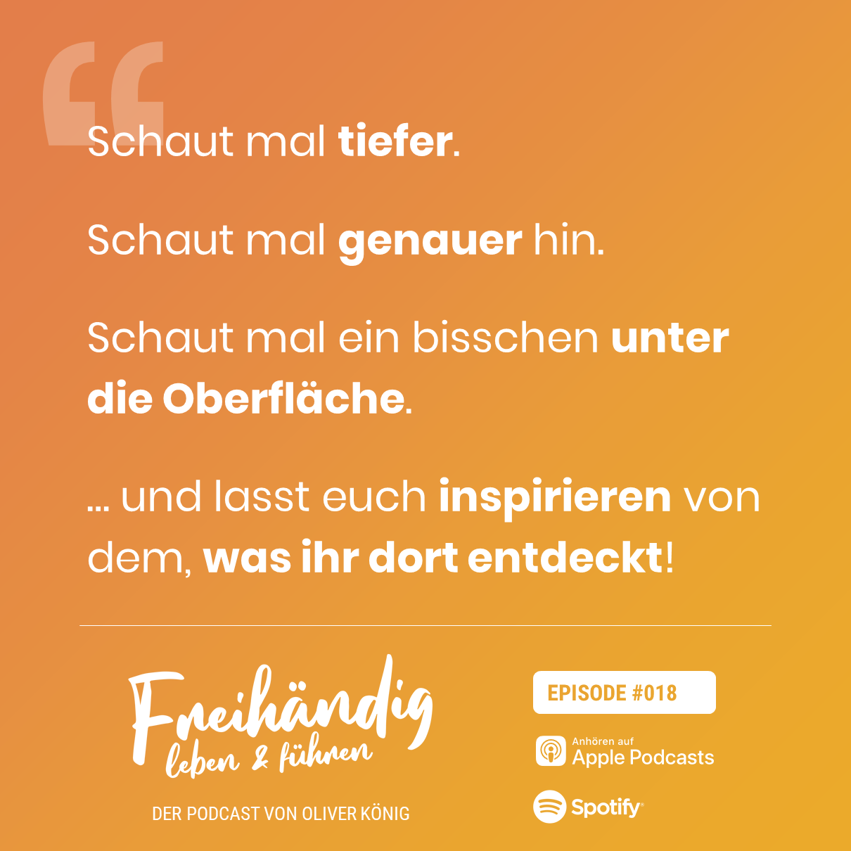 Freihändig verändern und führen