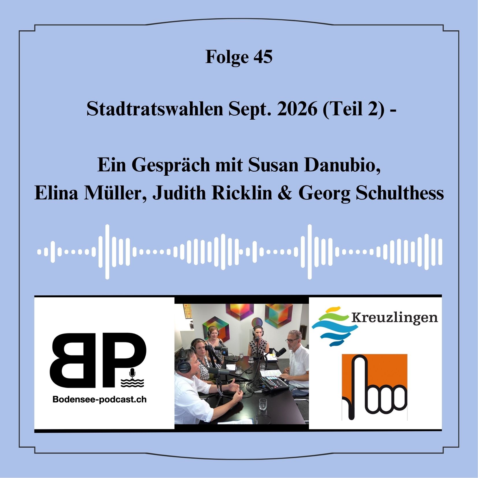 F45) S. Danubio, E. Müller, J. Ricklin, G. Schulthess - episode artwork