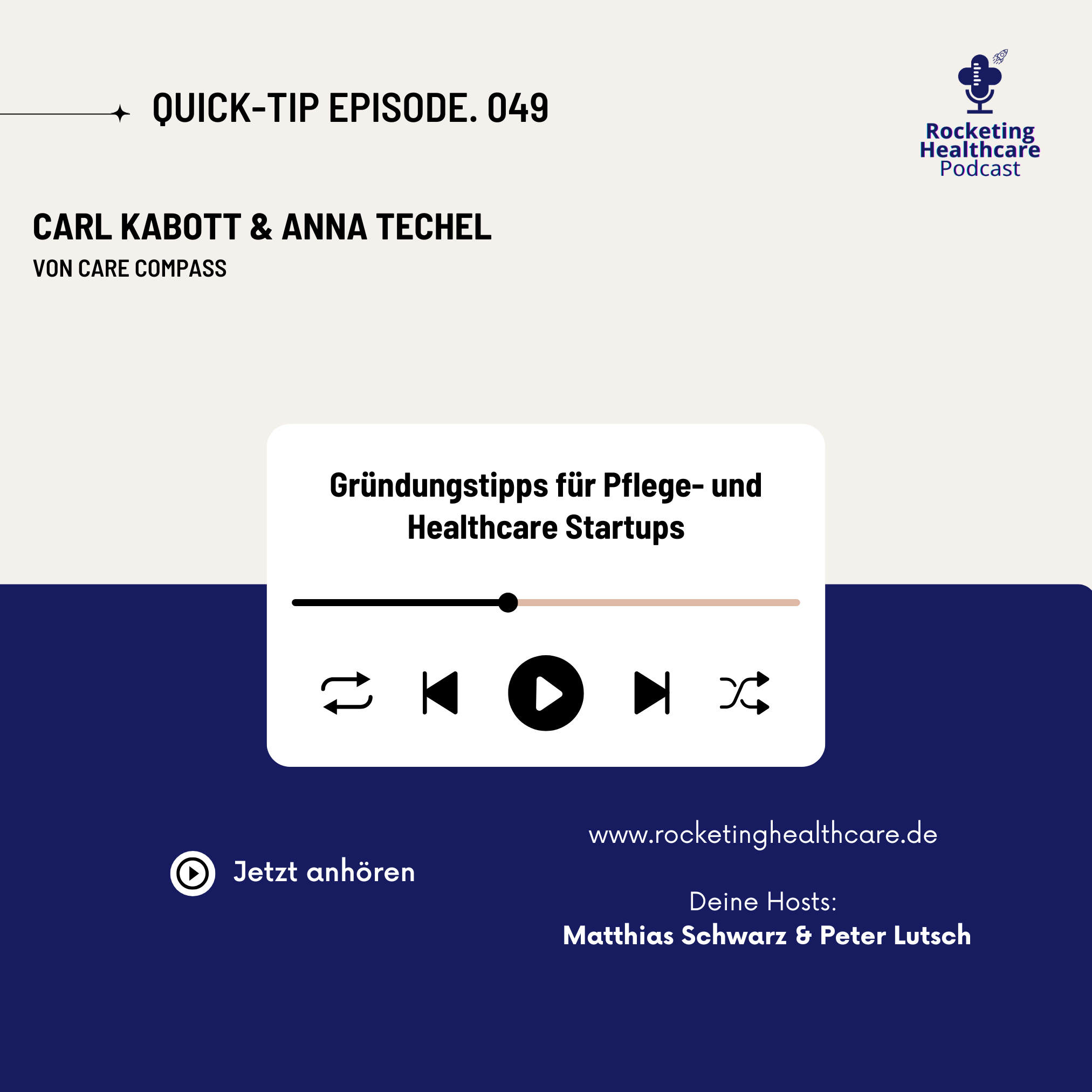 QuickTips #49: Mit Carl Kabott und Anna Techel von Care Compass QuickTips #49: Mit Carl Kabott und Anna Techel von Care Compass