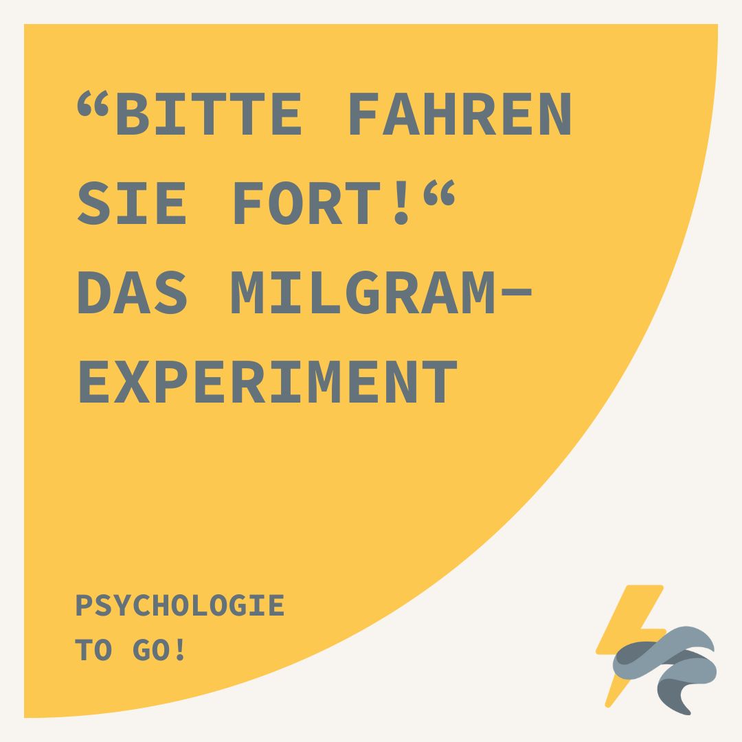 "Bitte fahren Sie fort!" Das Milgram- Experiment - podcast episode cover