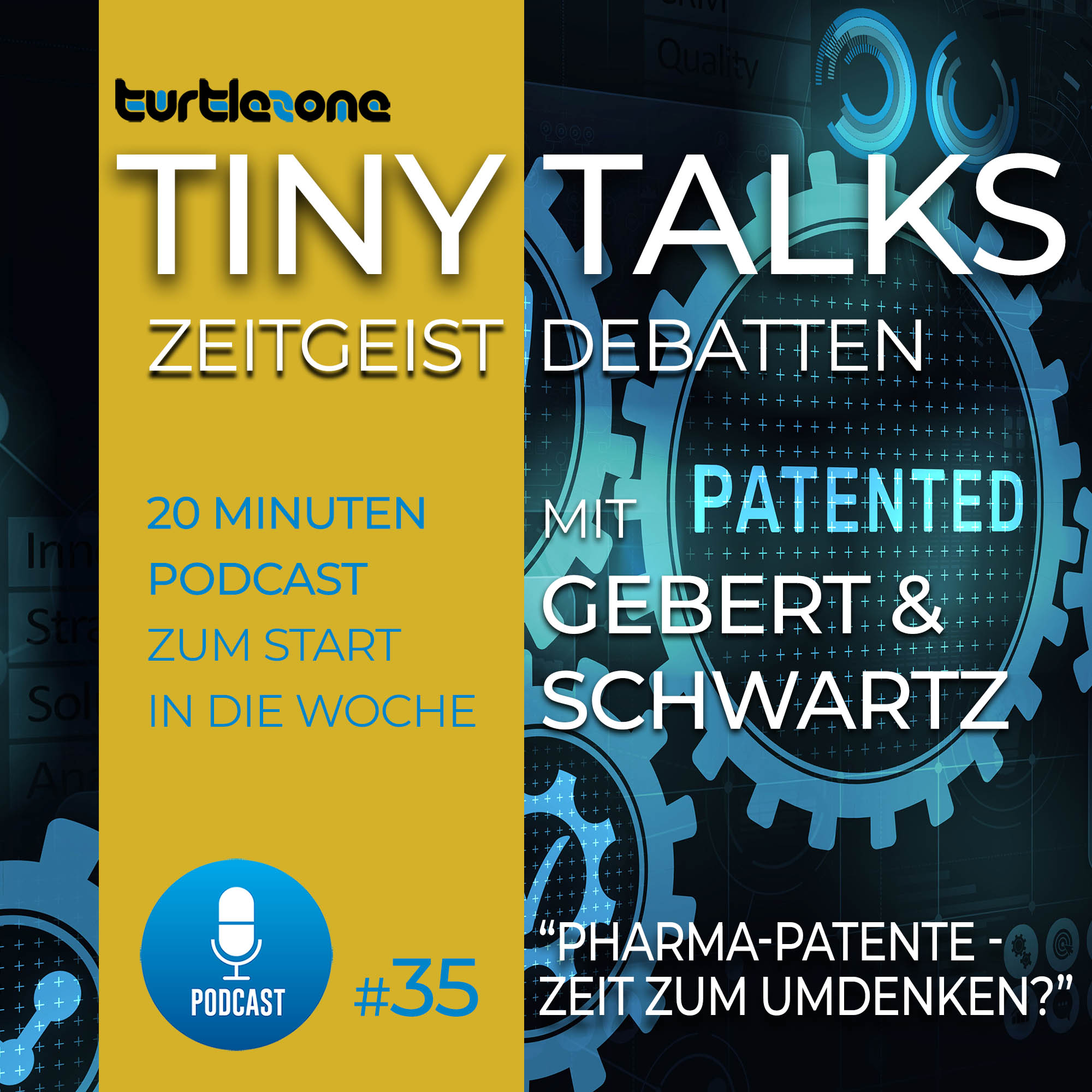 Turtlezone Tiny Talks - Der Debatten-Podcast mit Gebert und Schwartz